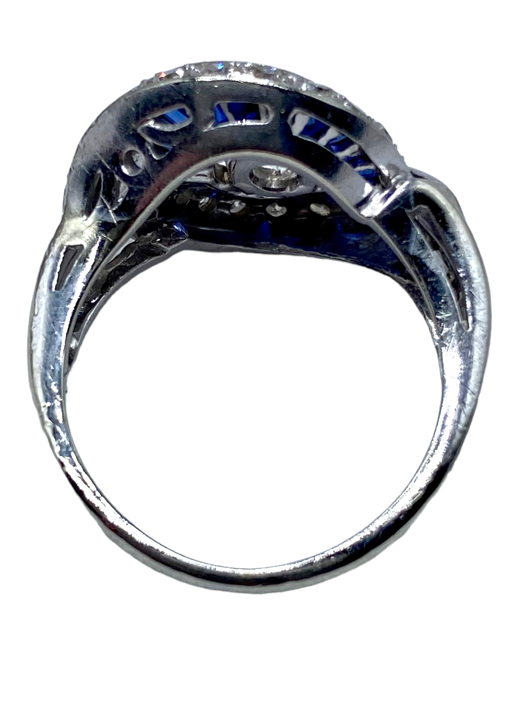 14k Diamond Hurricane Ring