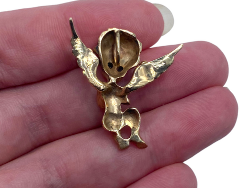 14k Cherub Pendant