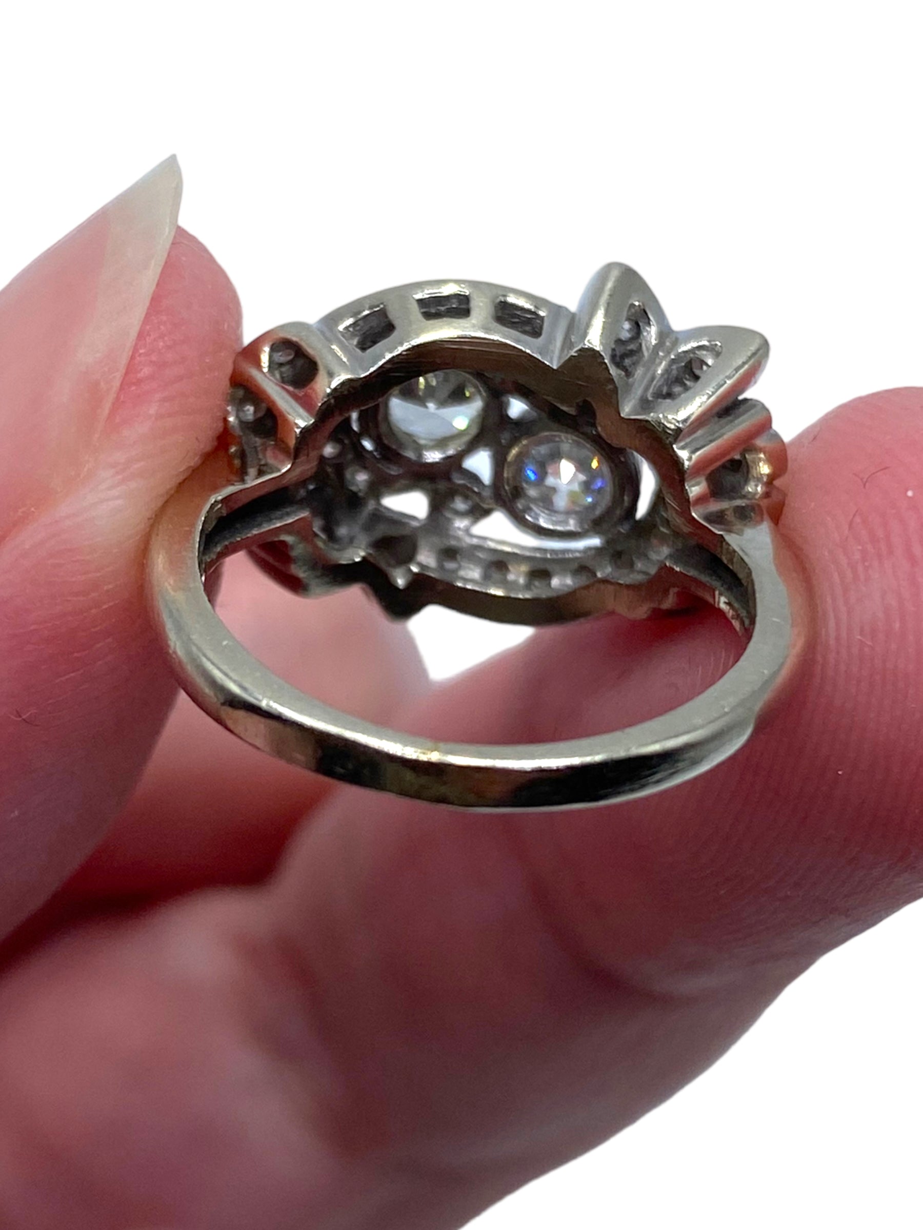 14k Diamond Cocktail Ring