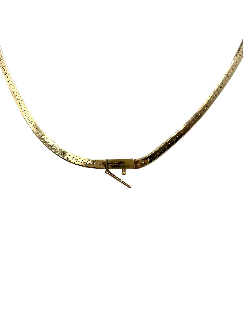 14k Diamond Deco Inspired Necklace