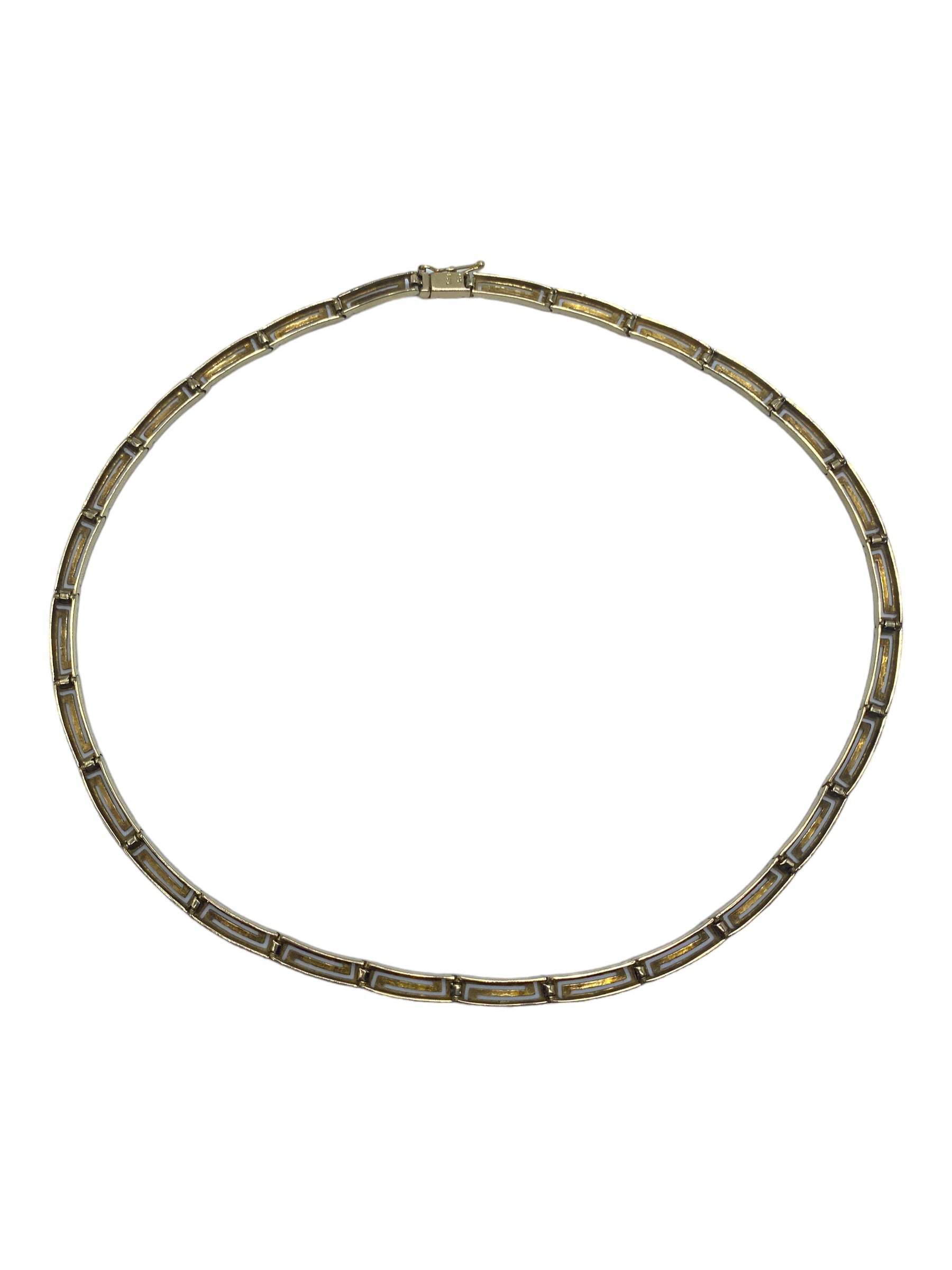 14k Greek Key Necklace