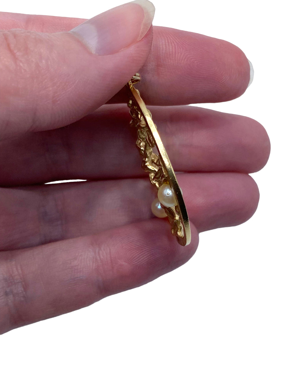 14k Pearl Tree of Life Pendant/ Charm