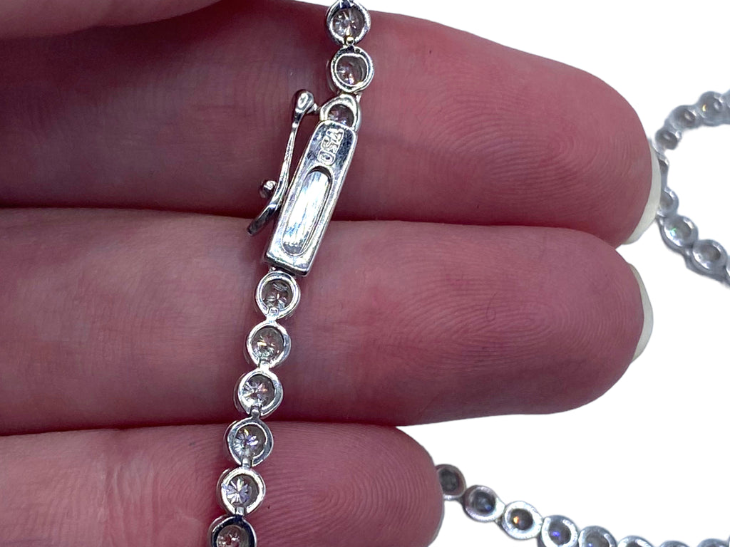 18k Opera Length Diamond Tennis Necklace