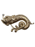 14k Anglerfish Diamond Brooch