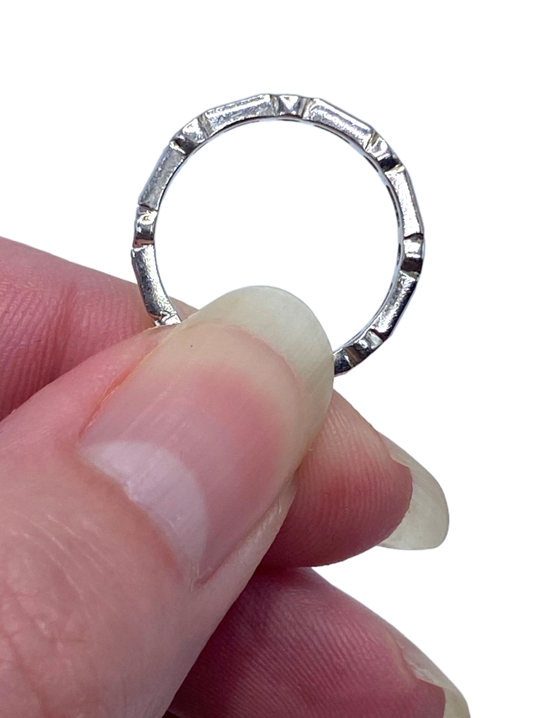 Platinum Diamond Eternity Band