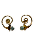 10k Zircon Earrings