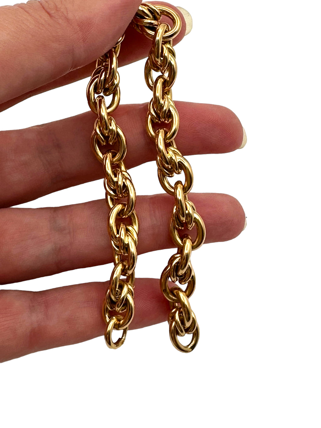 18k Fancy Link Bracelet