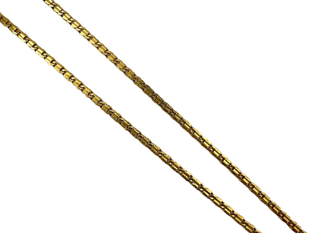 18k Small Anchor Link Chain Necklace
