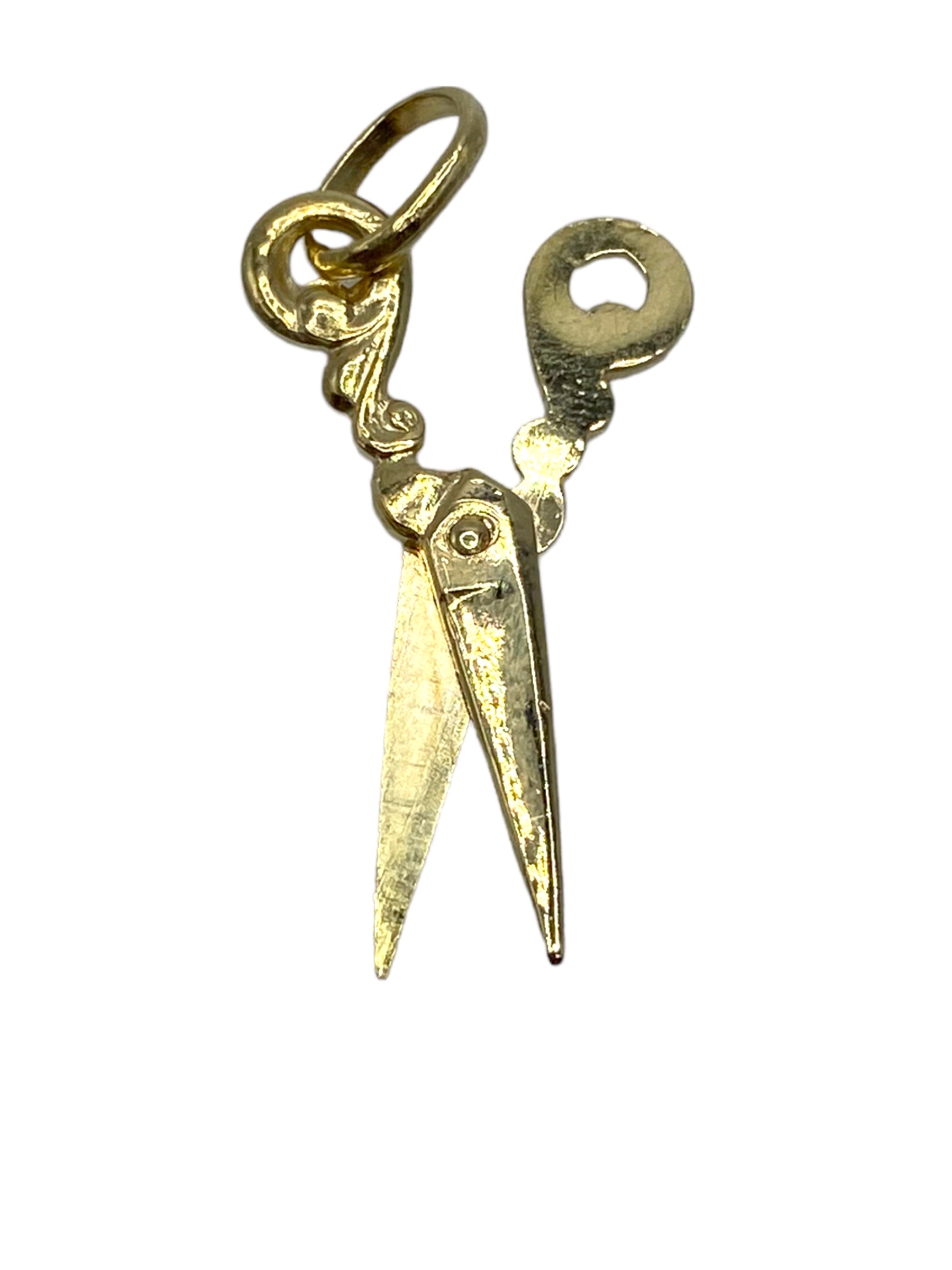 18k Scissors Charm
