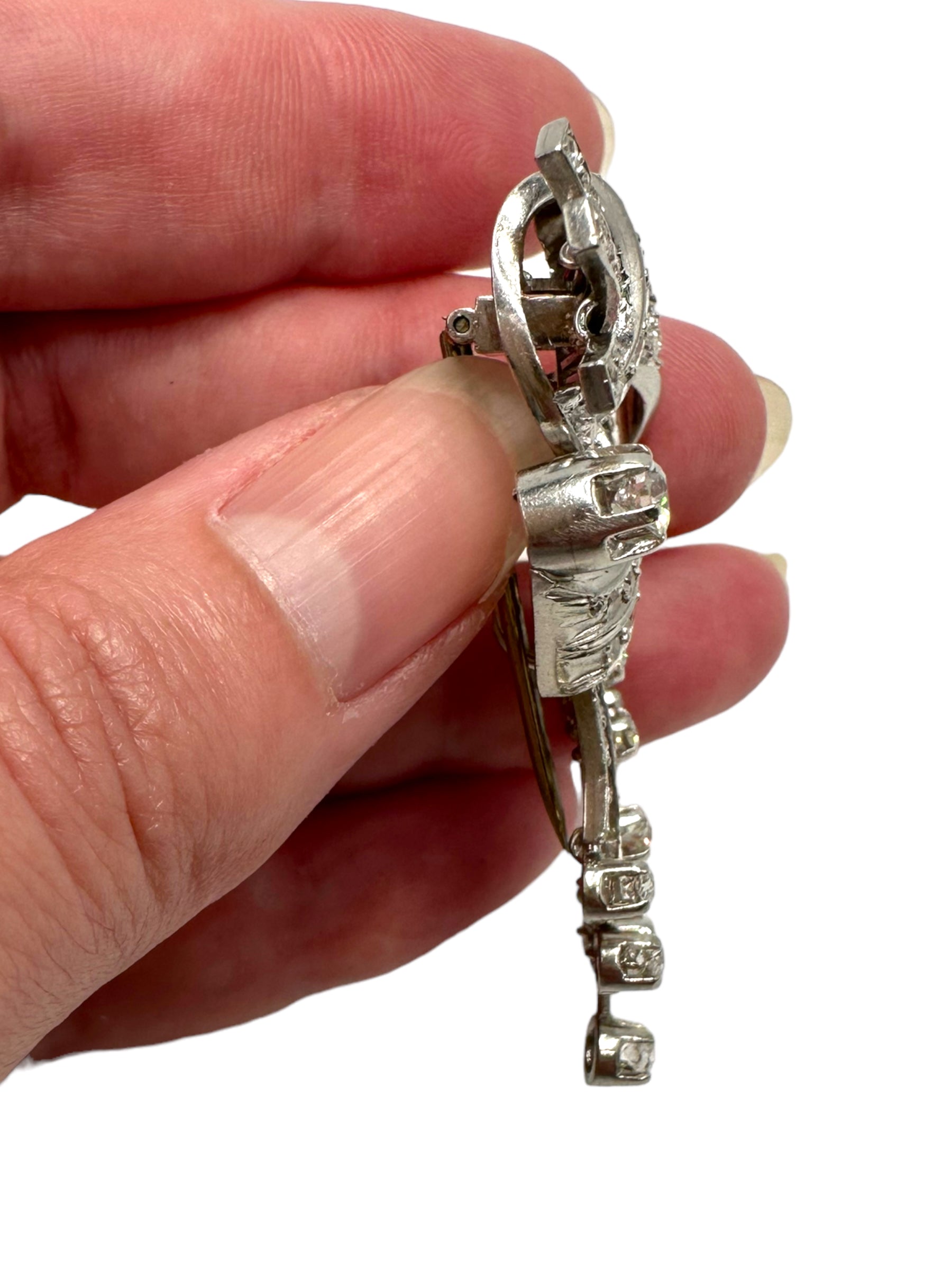 Platinum Diamond Fur Clip