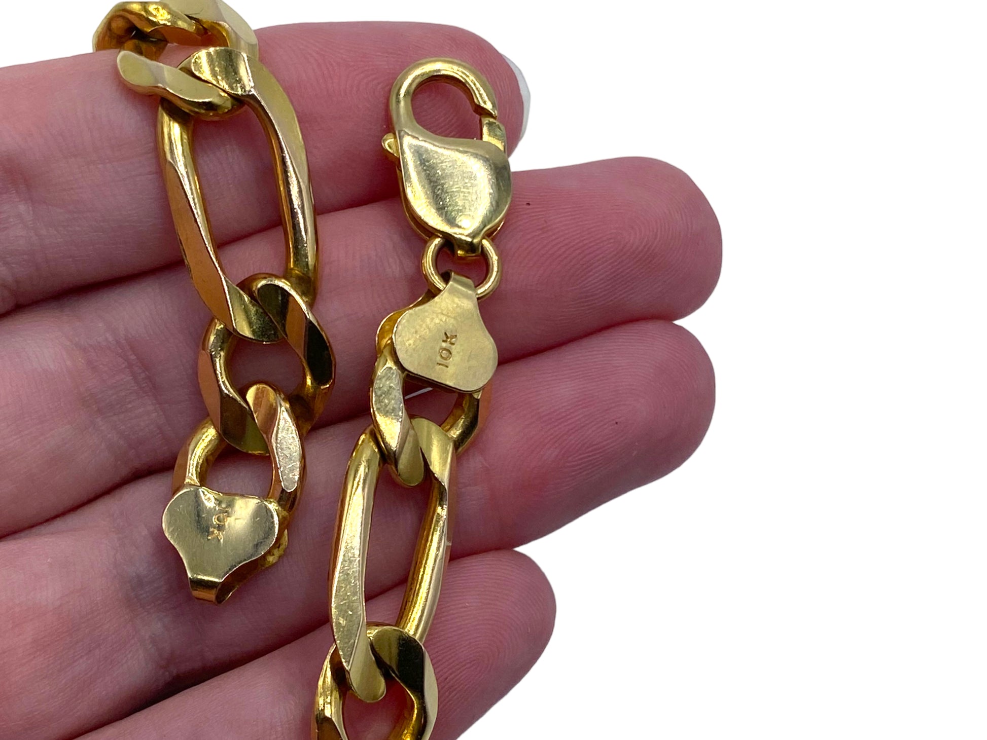 10k Figaro Link Bracelet