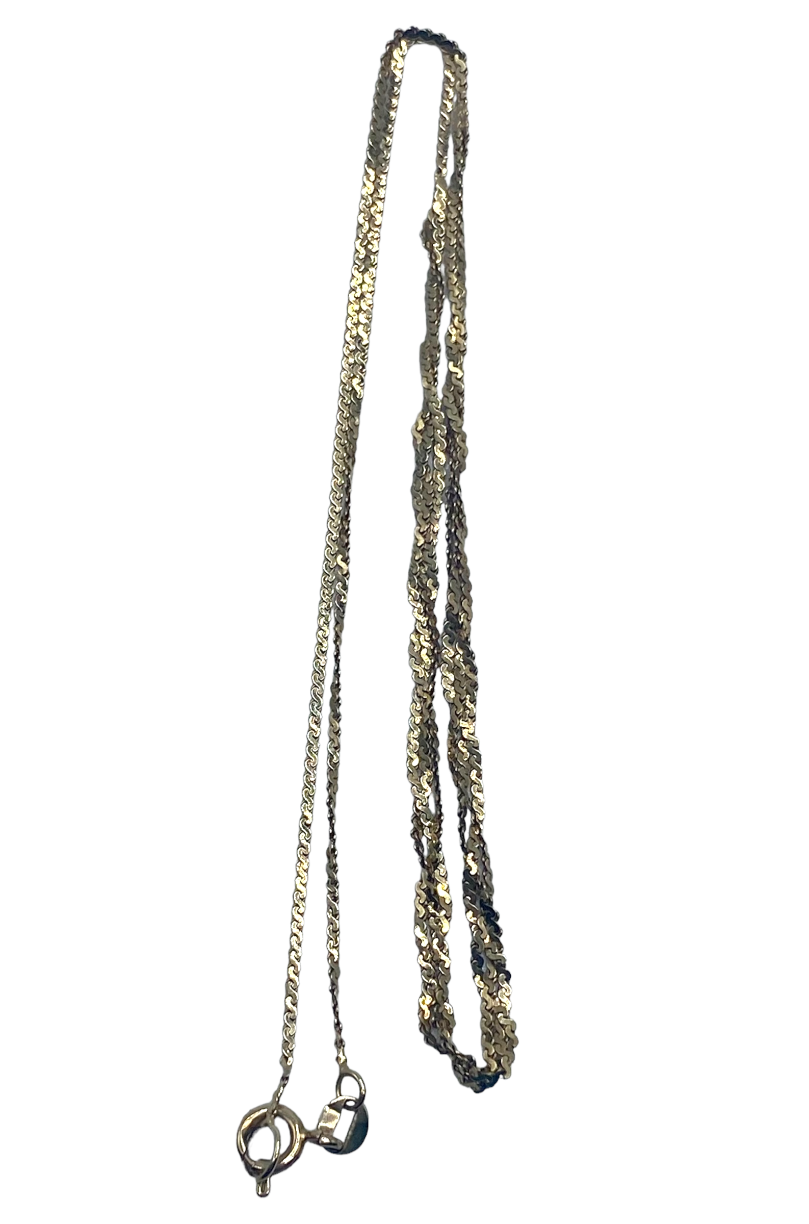 14k Braided Chain Necklace