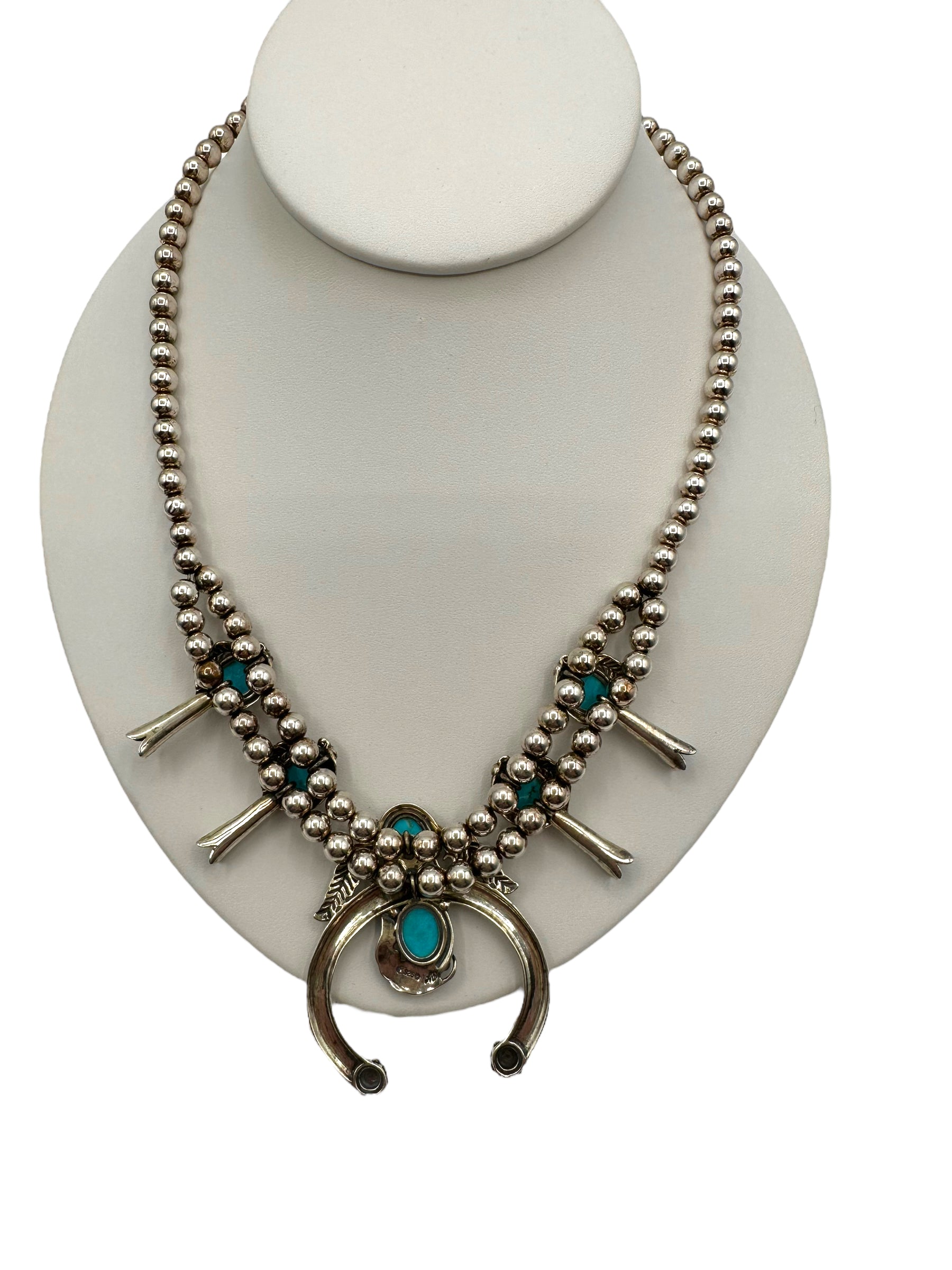 Sterling Silver Squash Blossom Necklace
