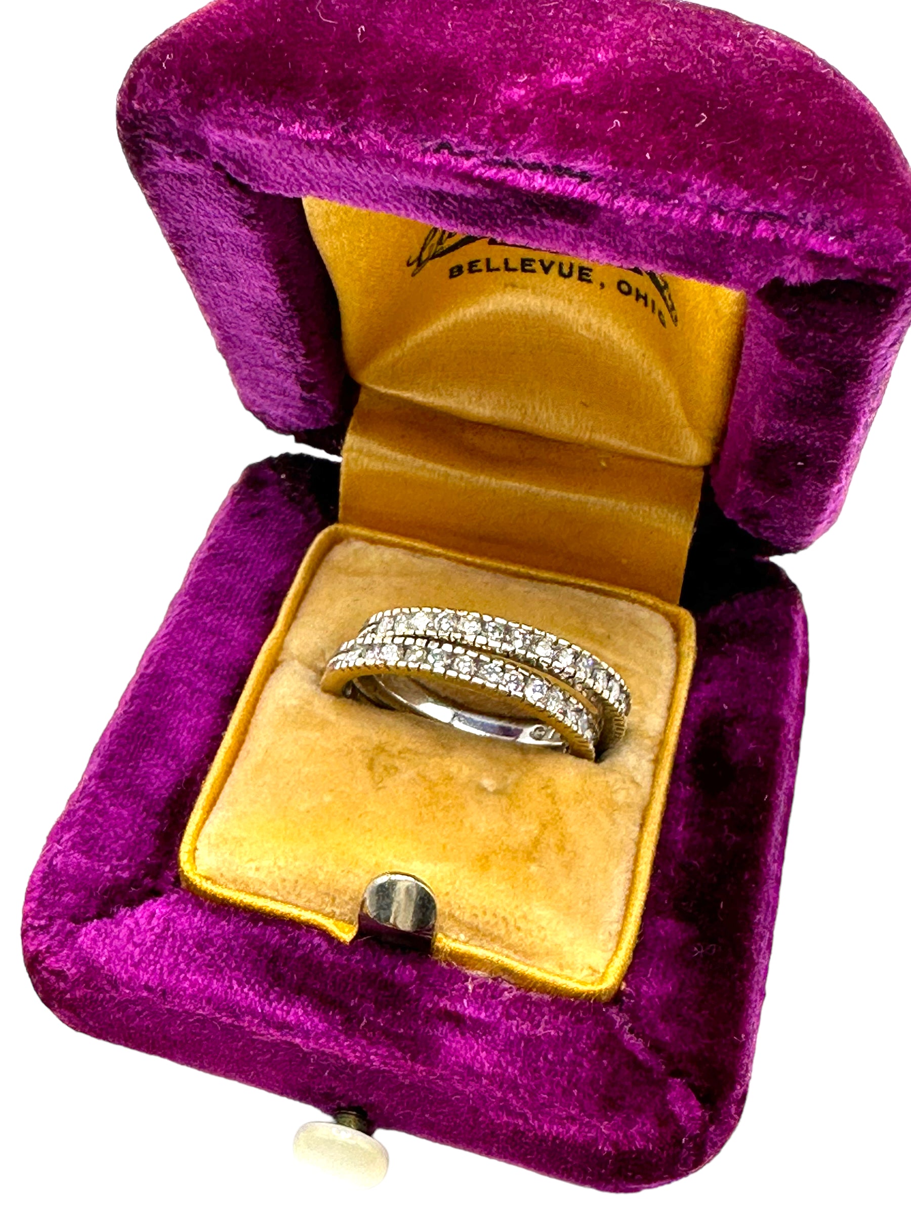 18k White Gold Hidalgo Stacker Rings
