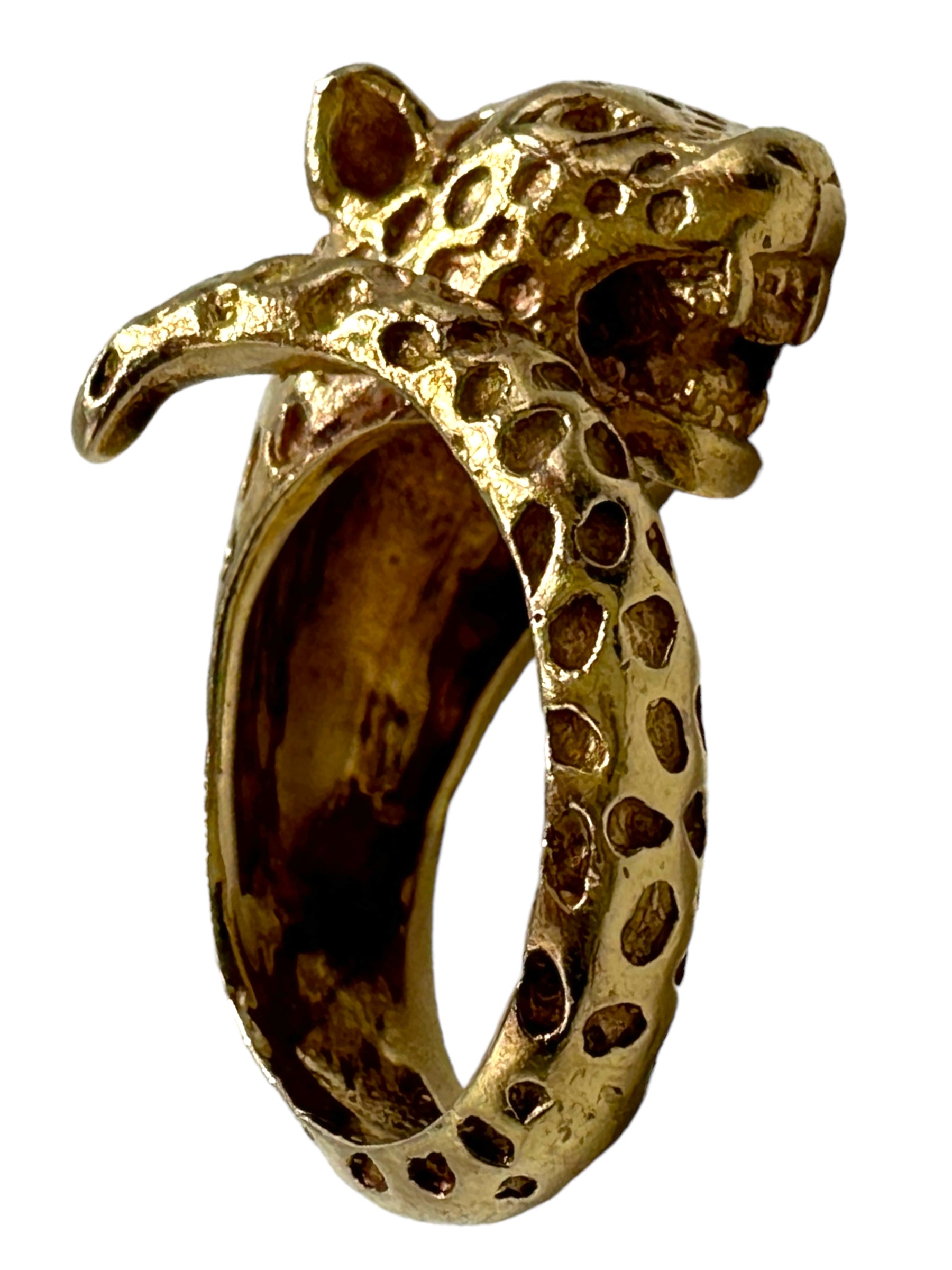 14k Leopard Wrap Ring