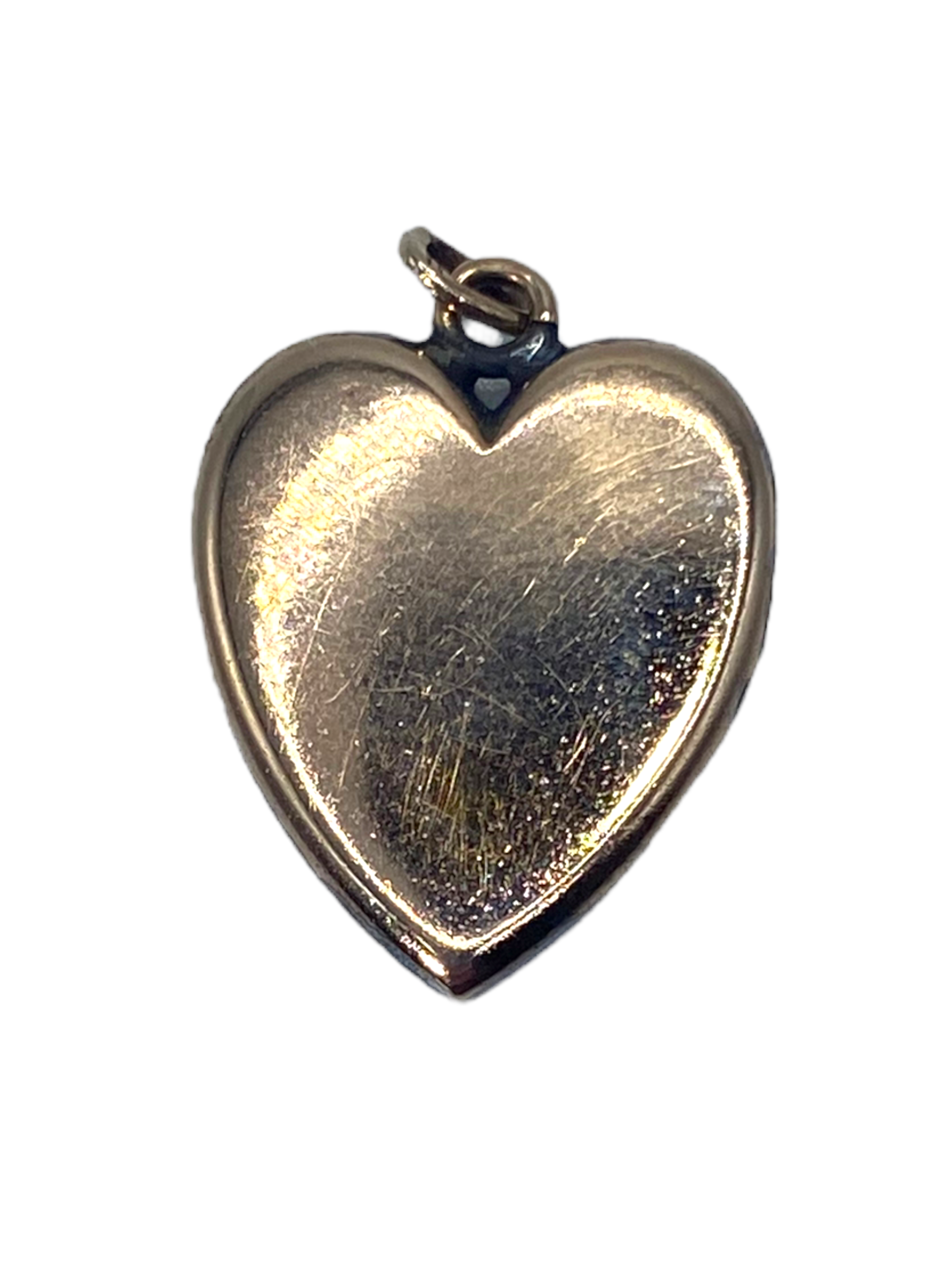 14k Victorian Diamond Heart Locket