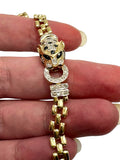 14k Panther Bracelet