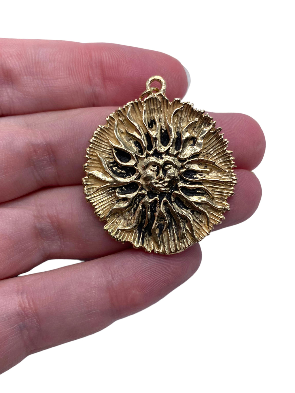 14k Sun Pendant