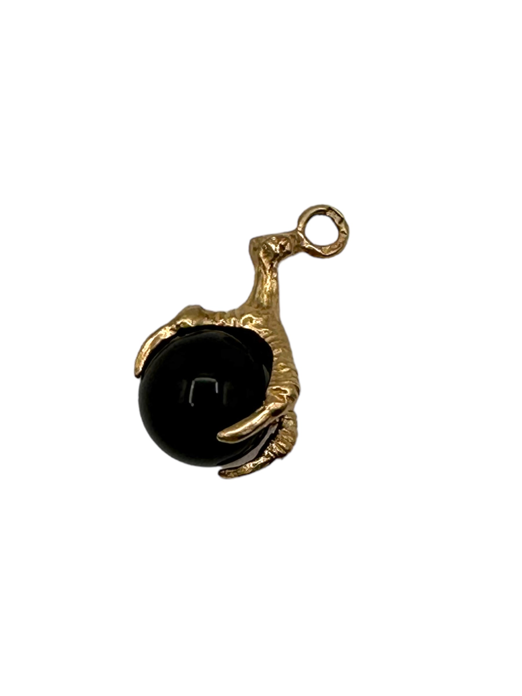 9k Sheffield Claw Onyx Fob