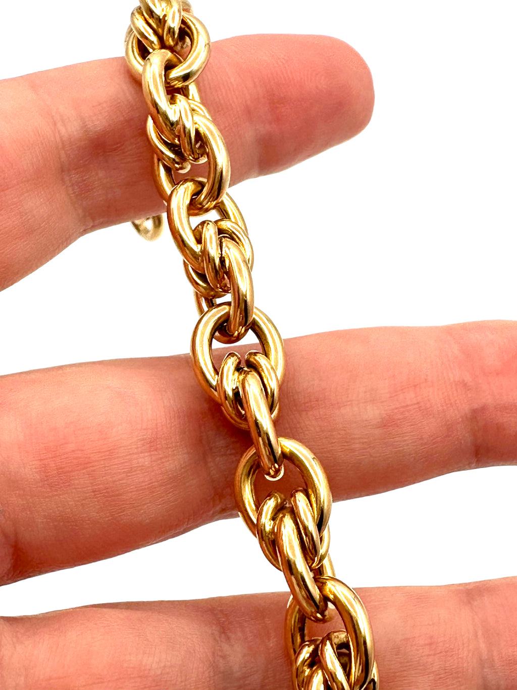 18k Fancy Link Bracelet