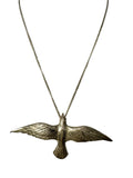 Sterling Silver Seagull Pendant Necklace