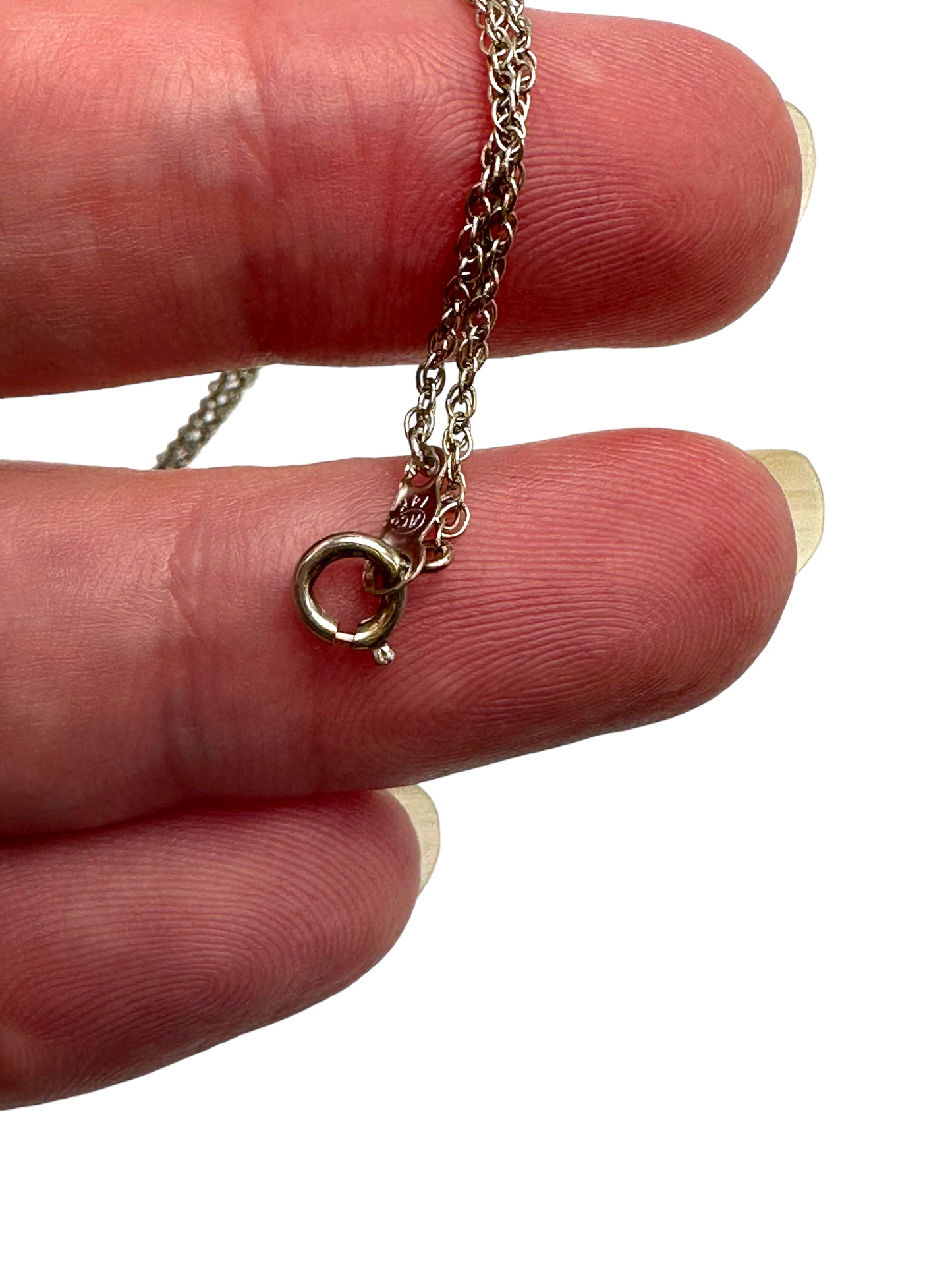 14k Opal Diamond Convertible Pendant Necklace