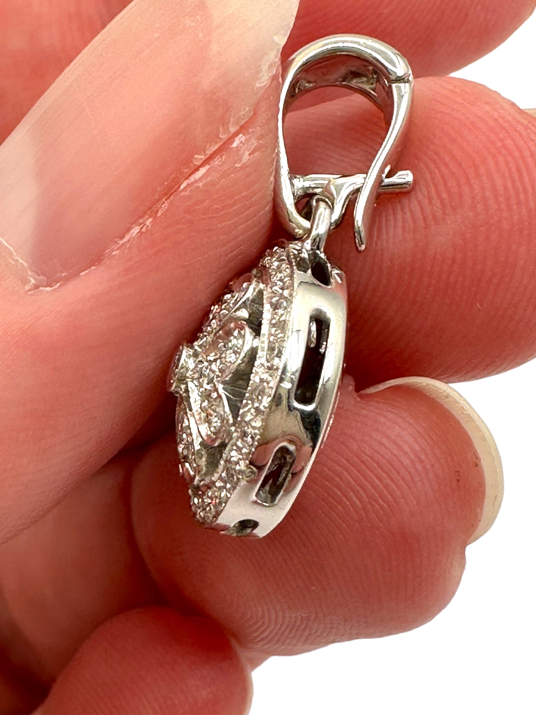 18k Chimento Diamond Clover Pendant