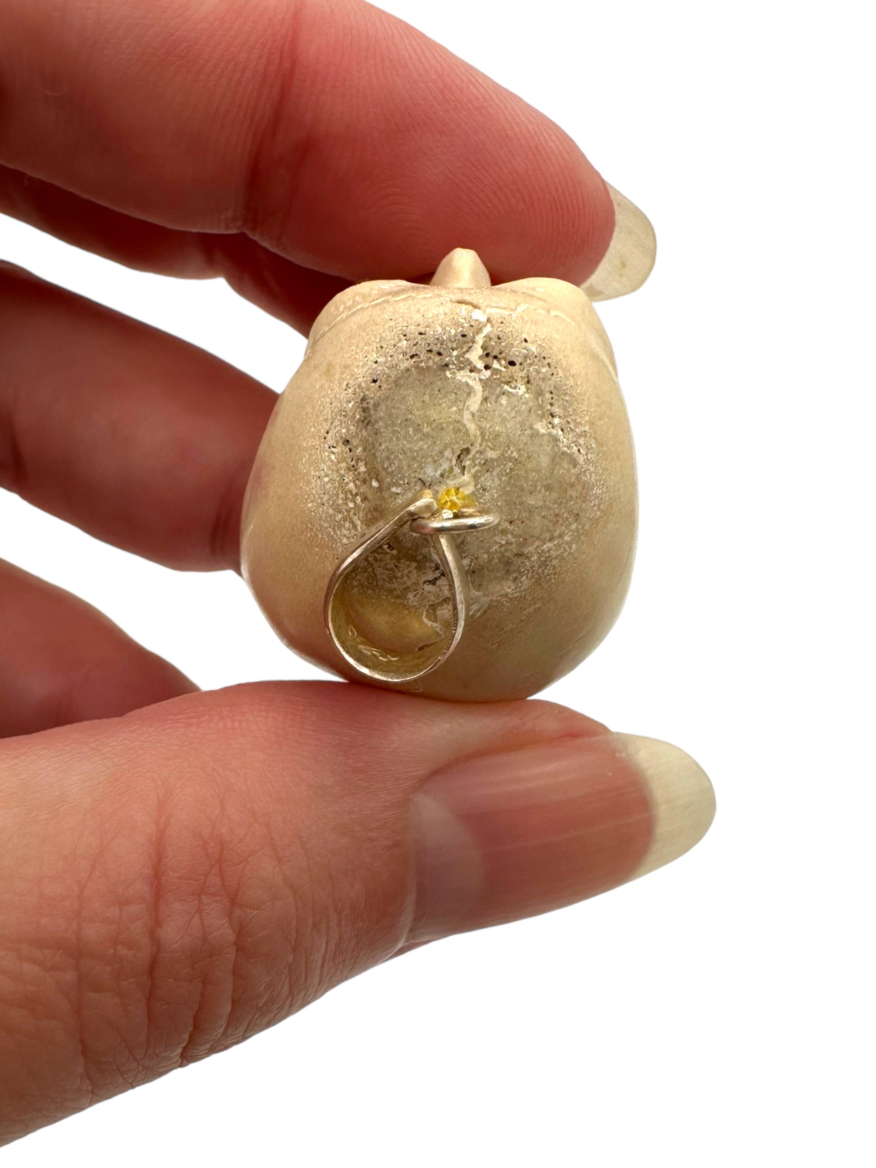 Sterling Silver Skull Pendant