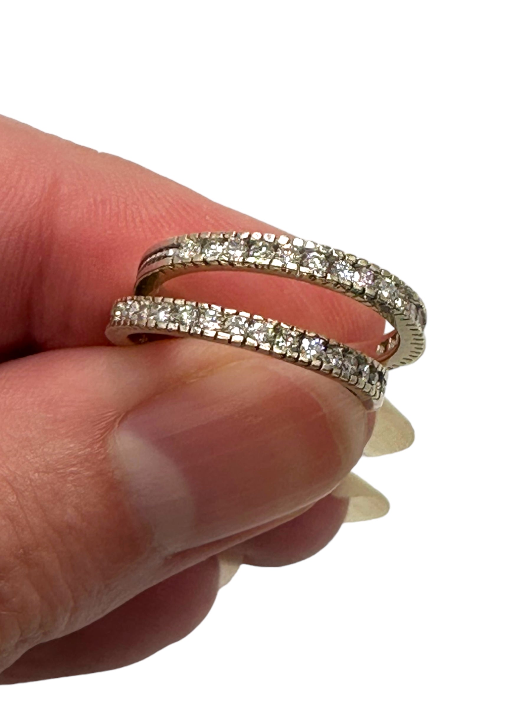 18k White Gold Hidalgo Stacker Rings