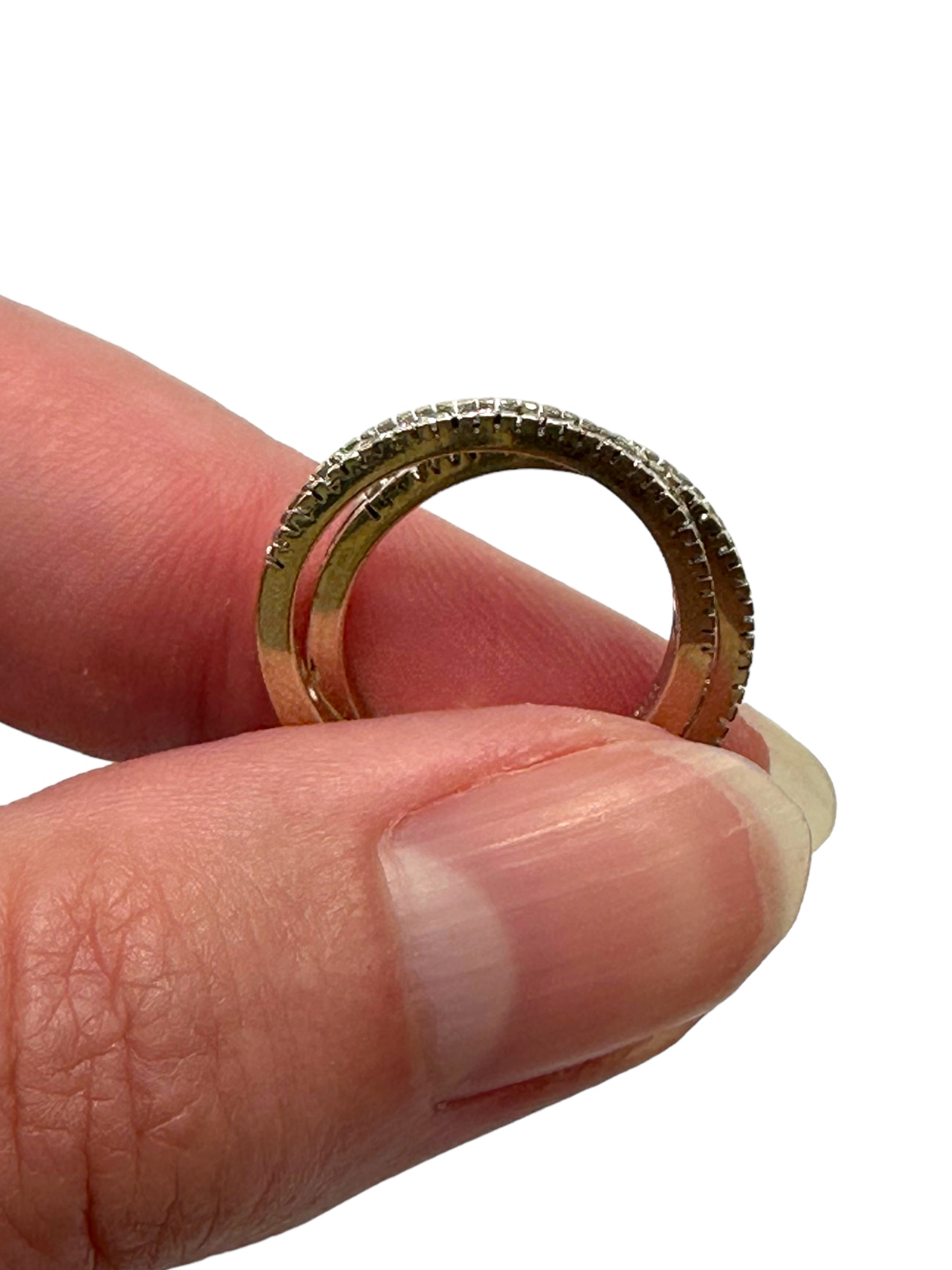 18k White Gold Hidalgo Stacker Rings