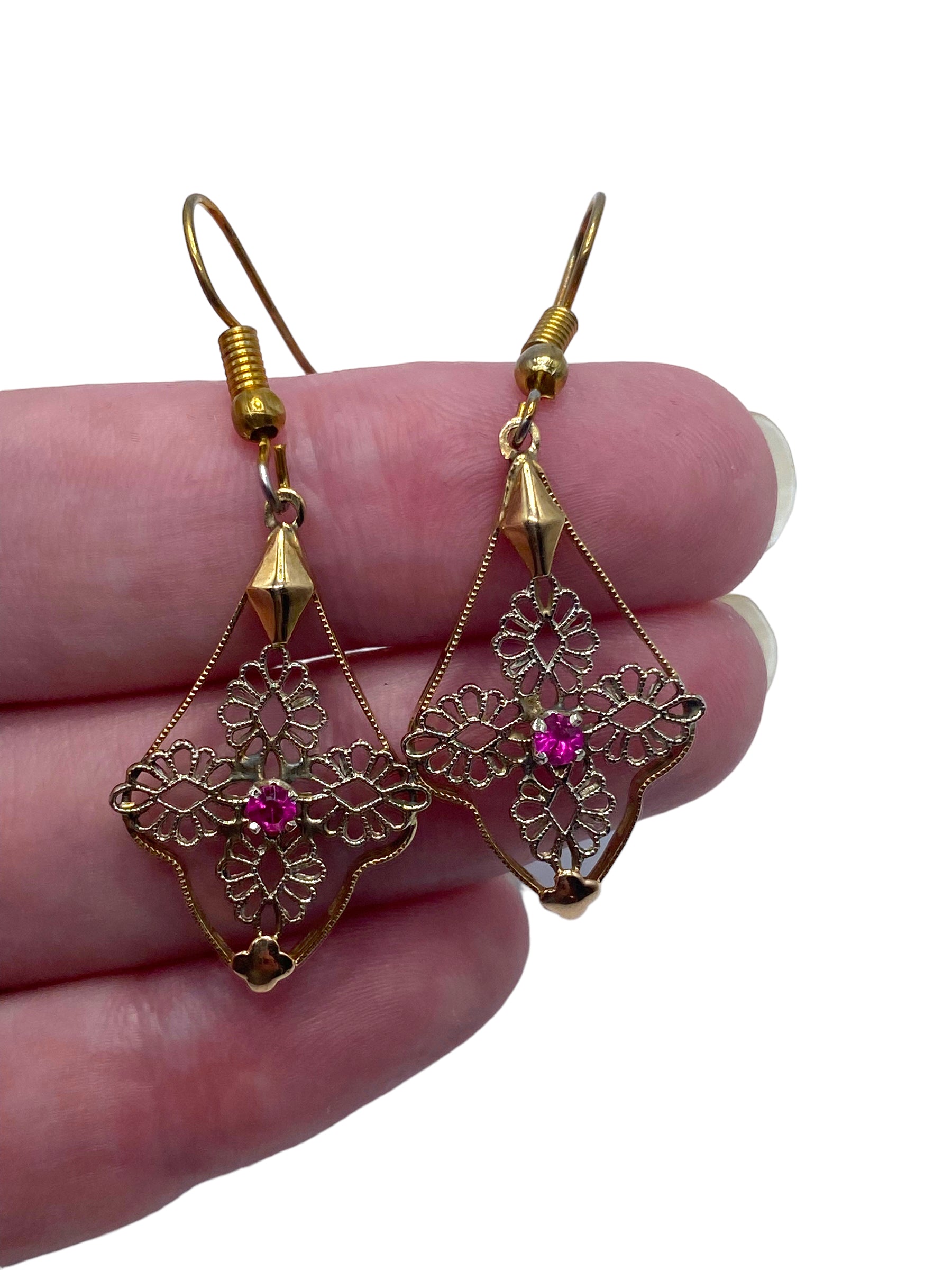 10k Drop Earrings
