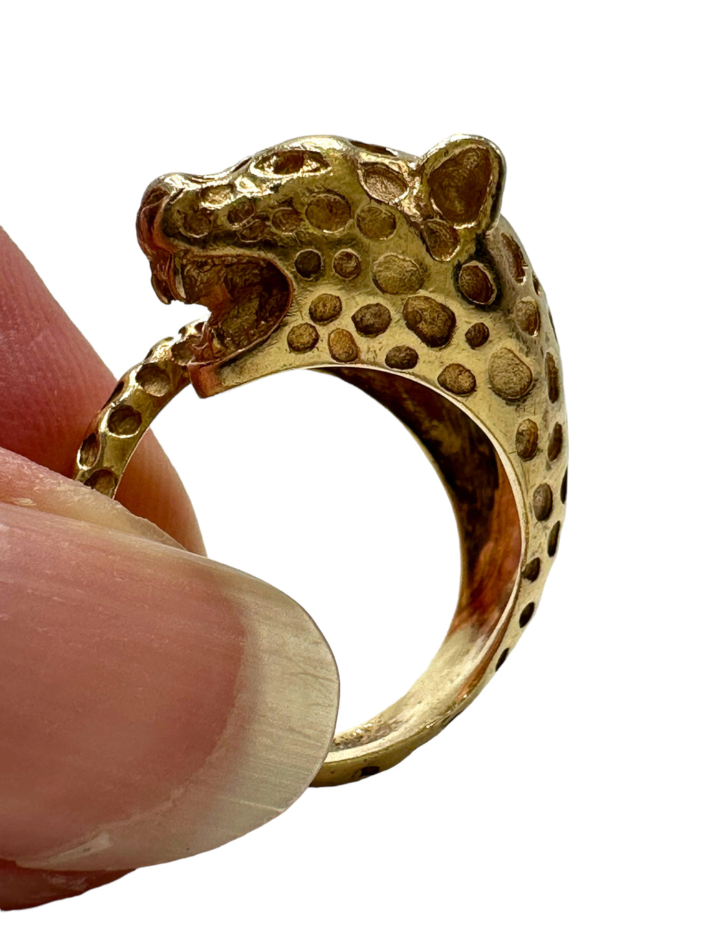 14k Leopard Wrap Ring