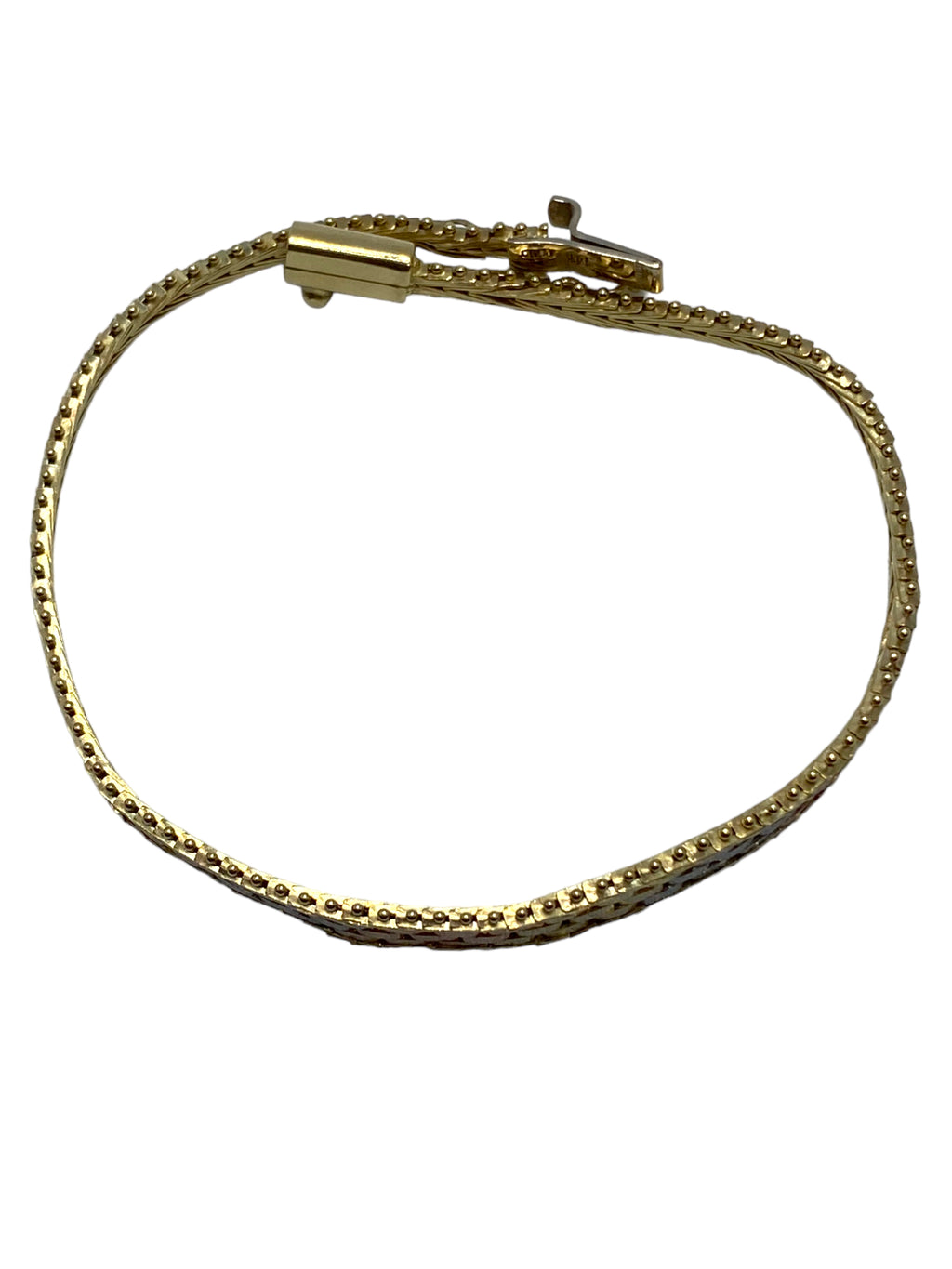 14k Tri-tone Milor Woven Bracelet