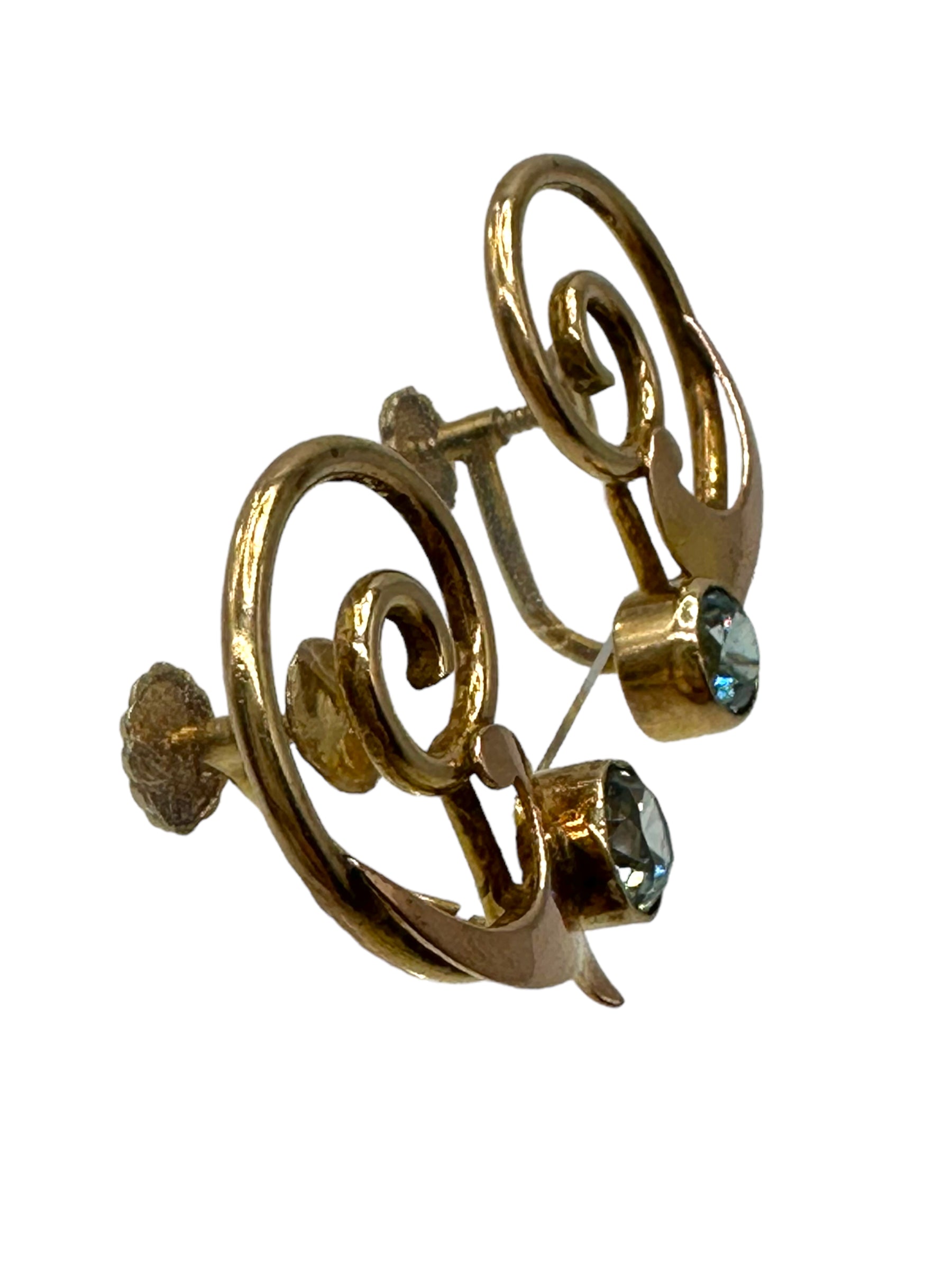 10k Zircon Earrings