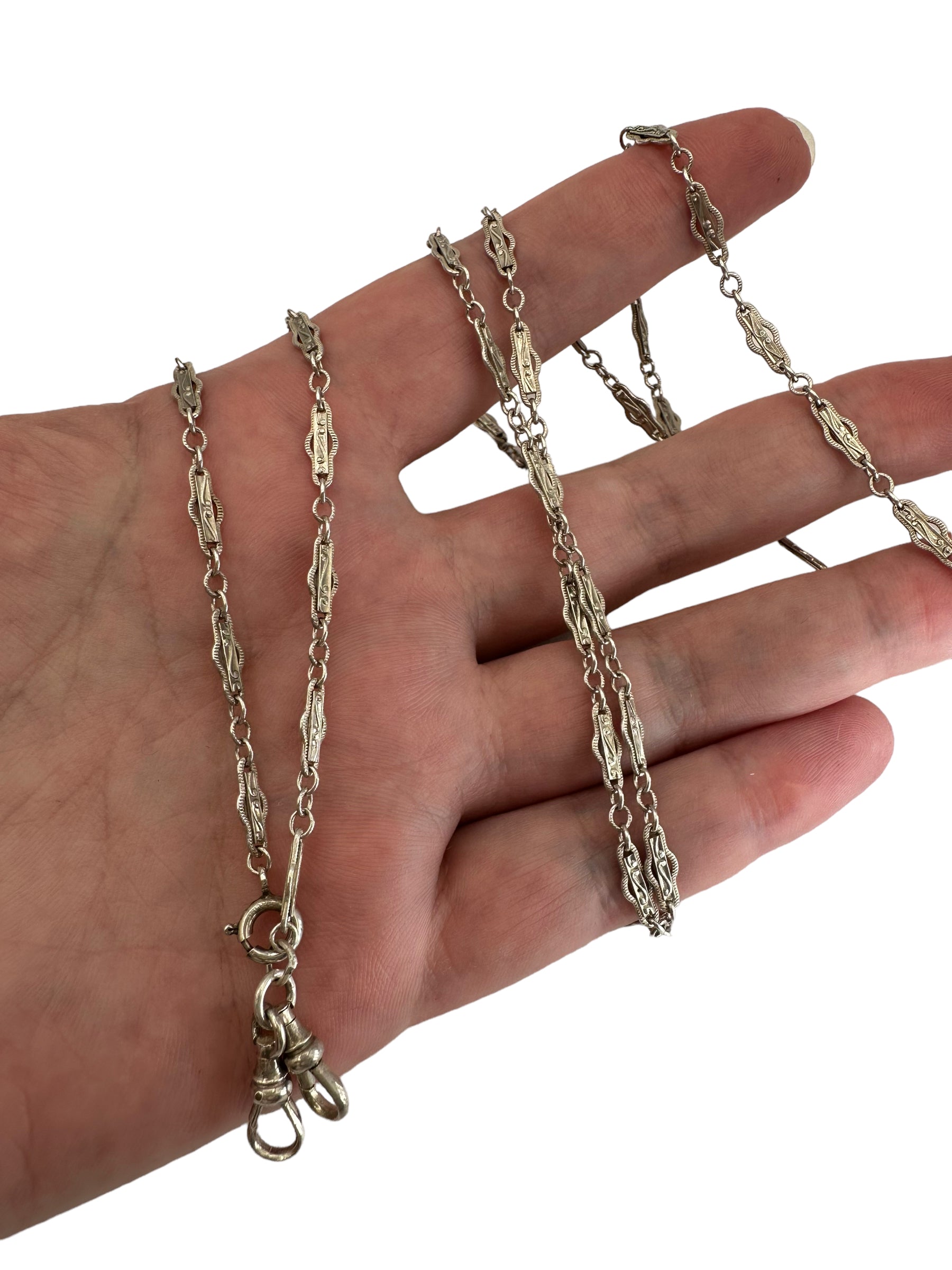 Silver Fancy Link Chain
