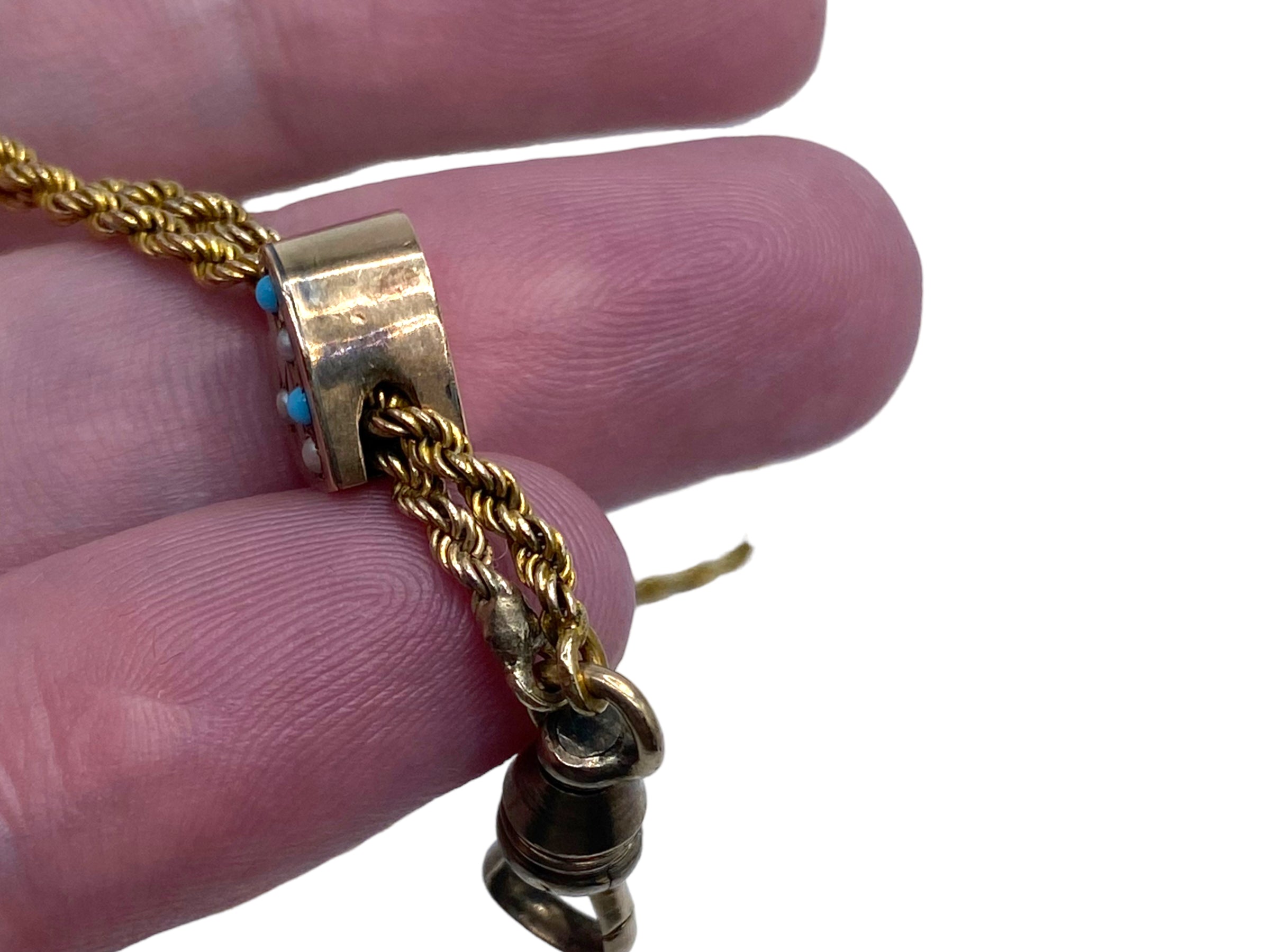 10k Heart Slide Watch Chain