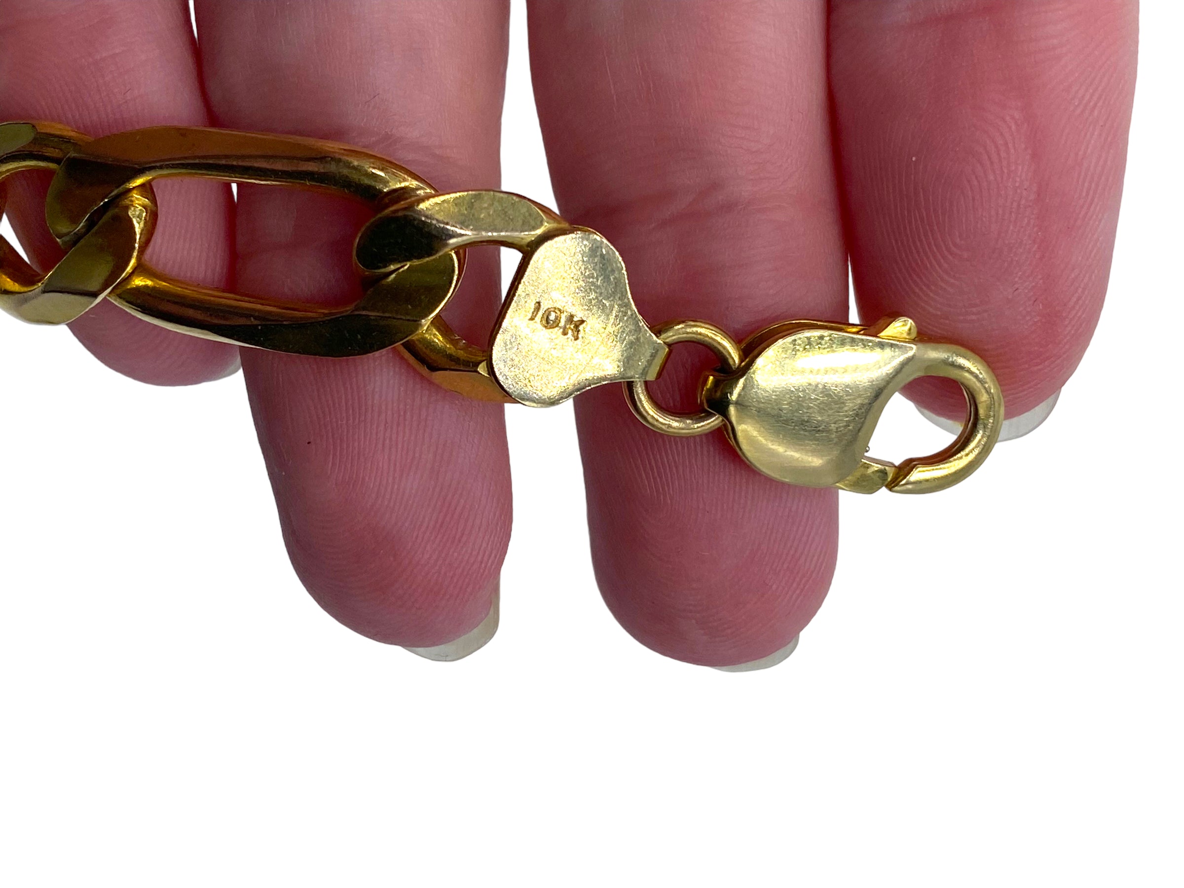 10k Figaro Link Bracelet