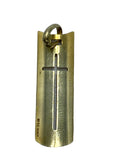 14k Cross Shield Pendant