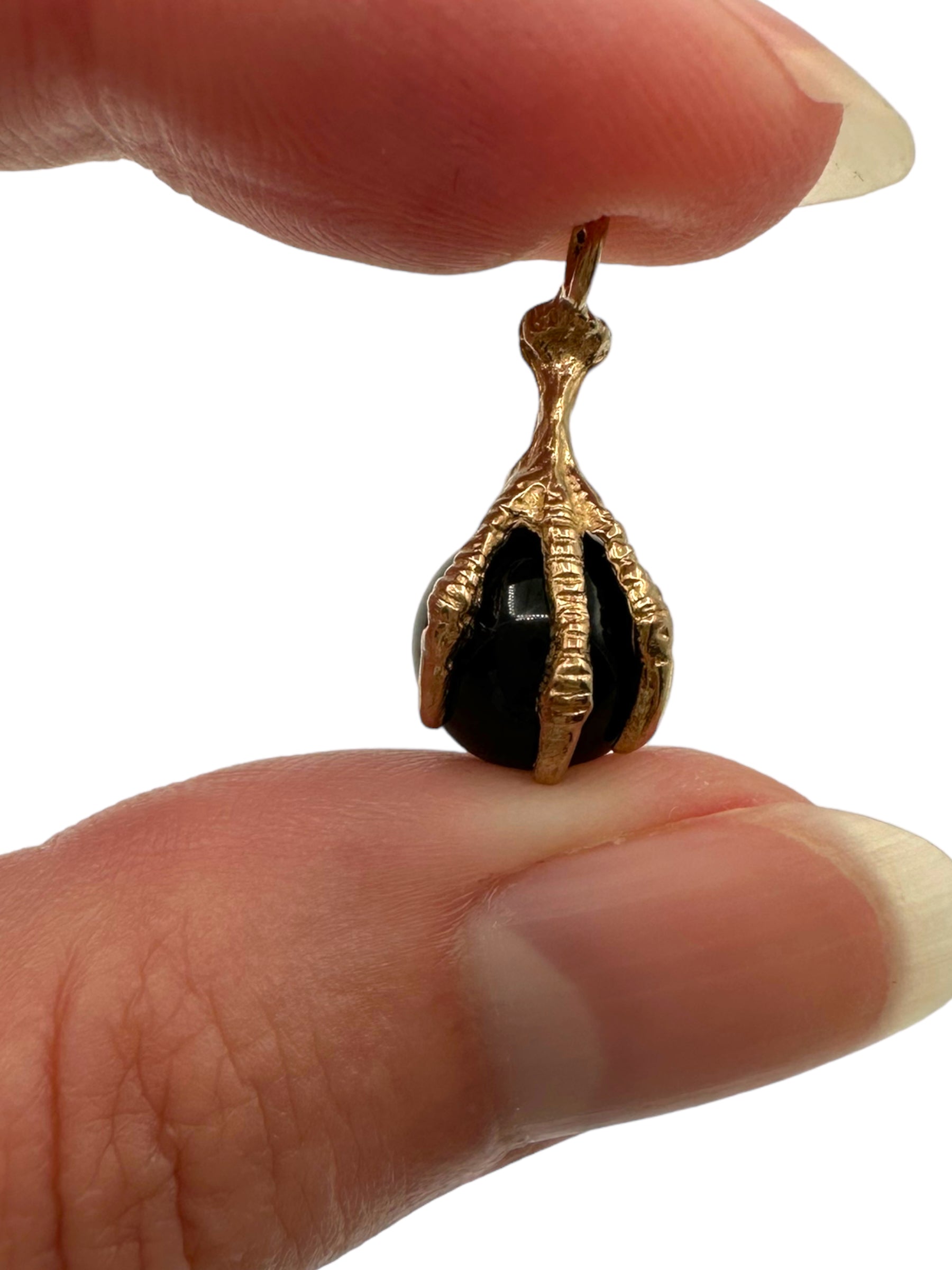 9k Sheffield Claw Onyx Fob
