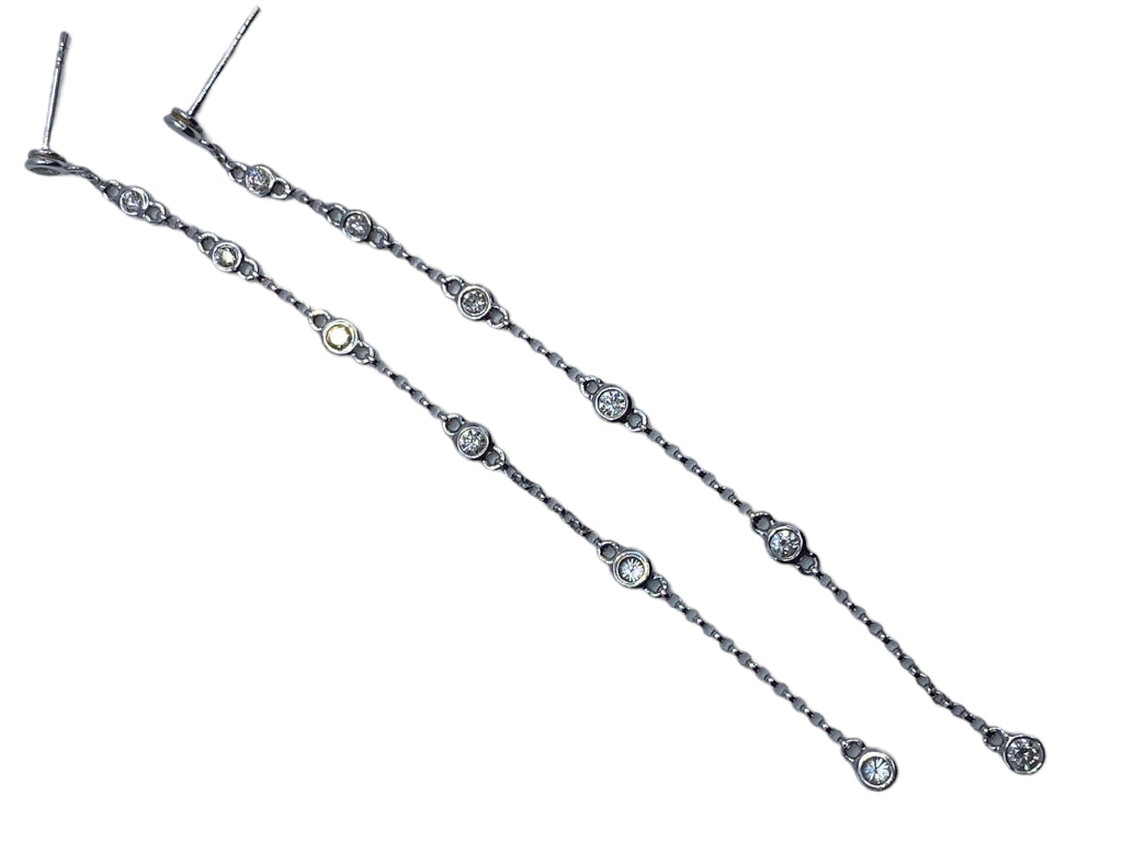 14k Diamonds by the Yard Earrings