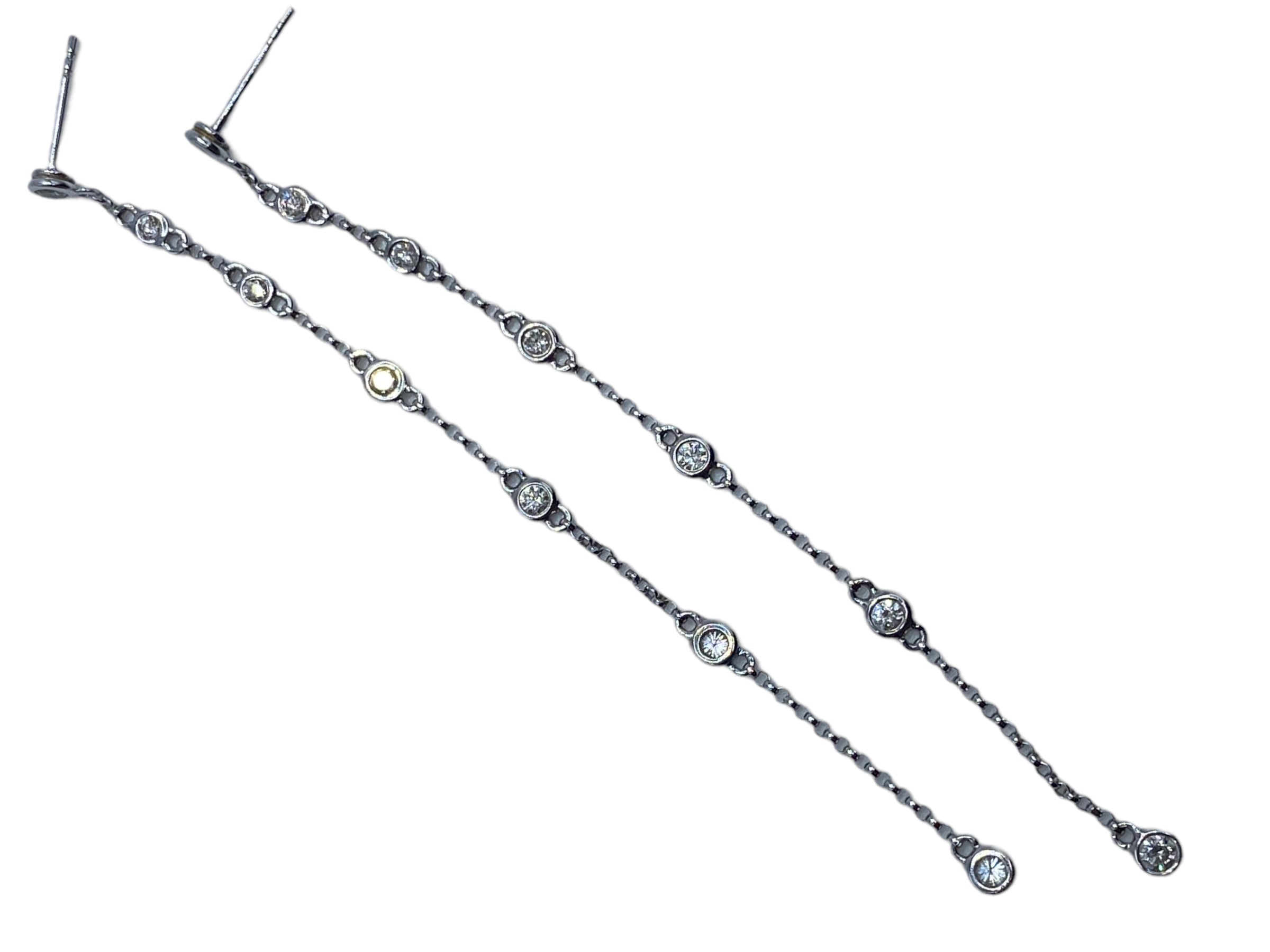14k Diamonds by the Yard Earrings