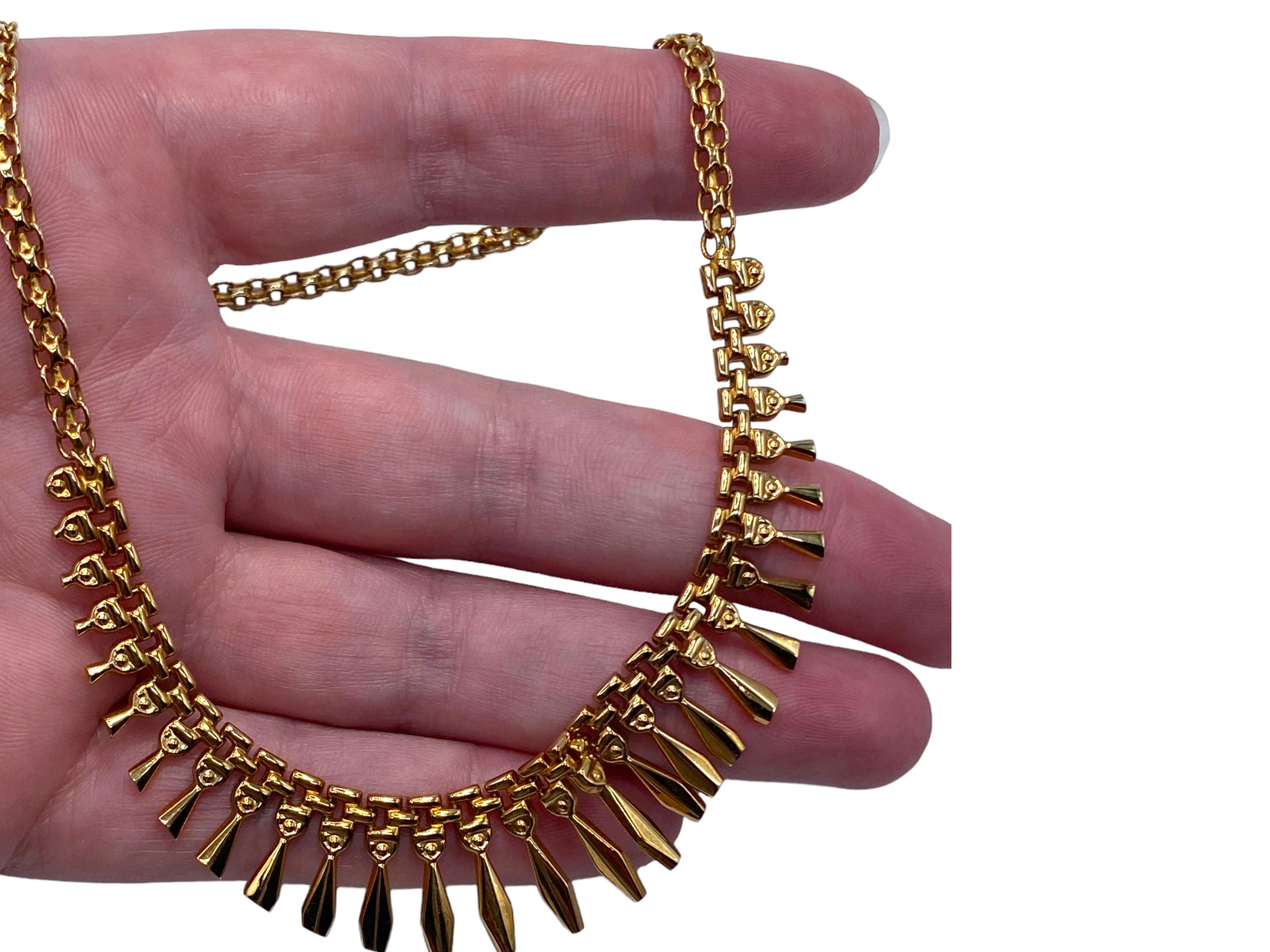 14k Cleopatra Necklace
