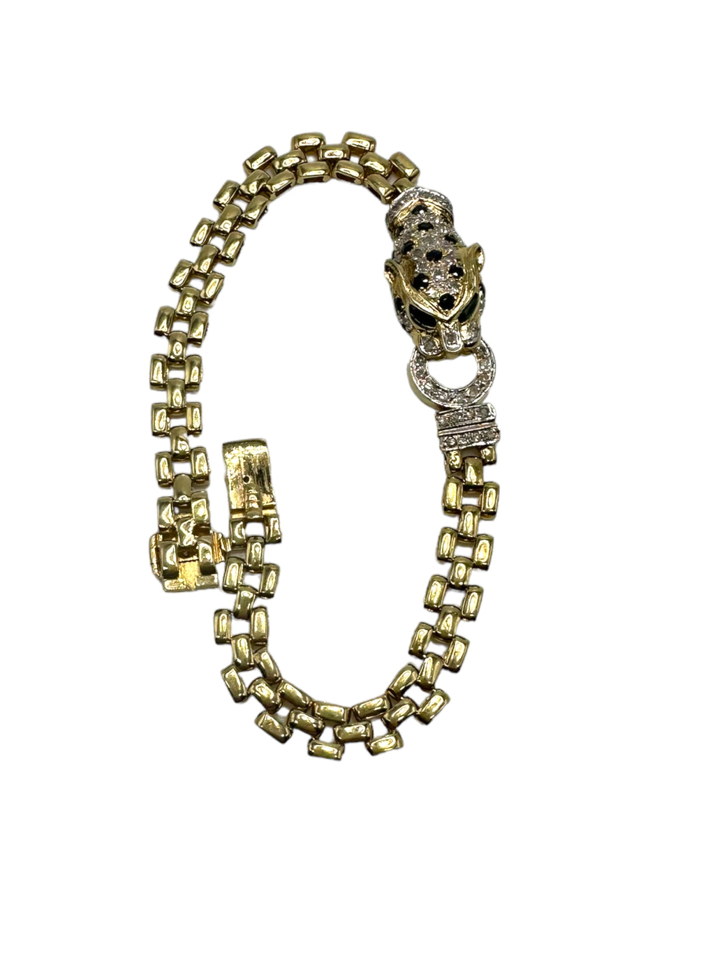 14k Panther Bracelet