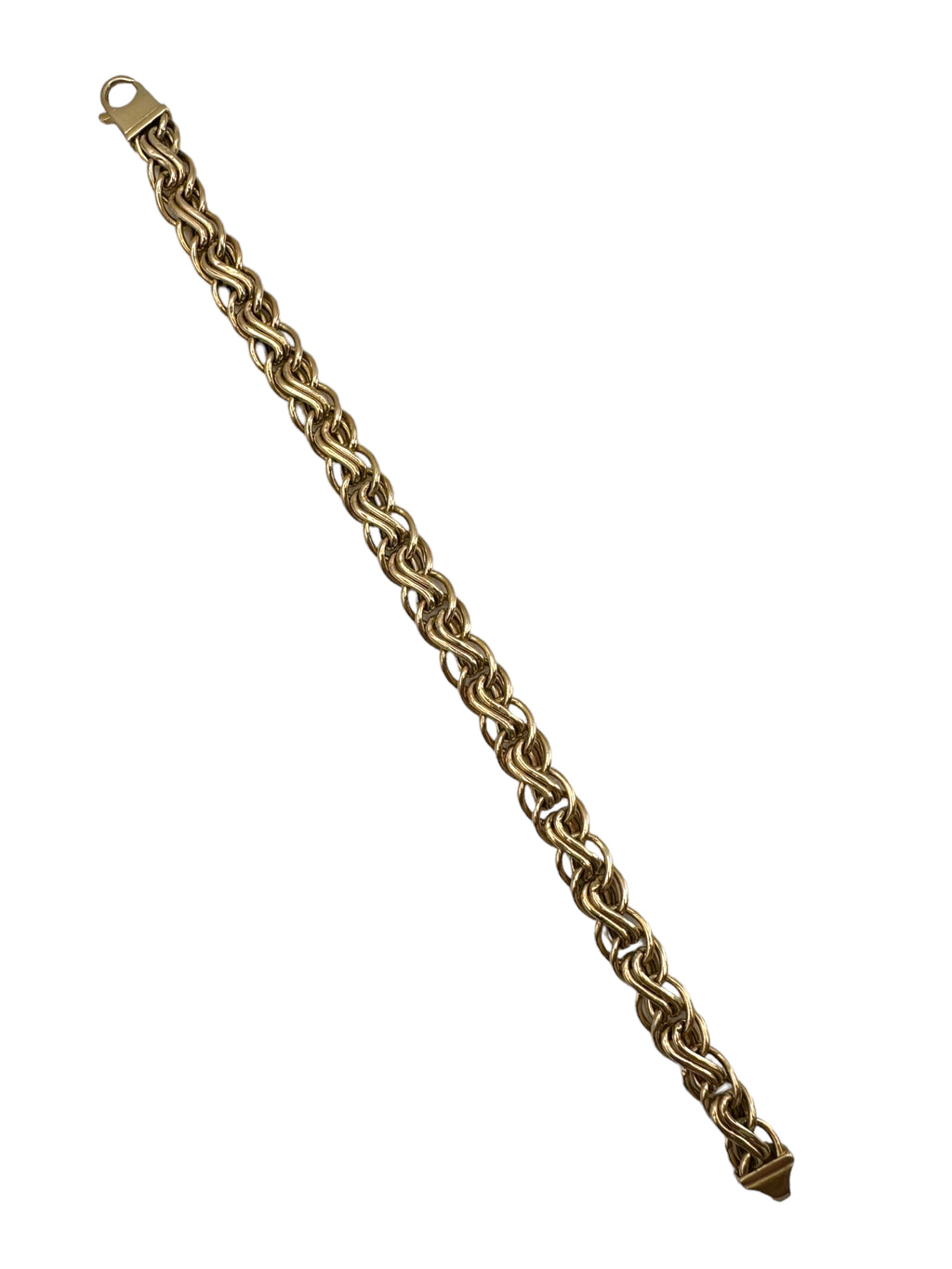14k Braided Link Bracelet