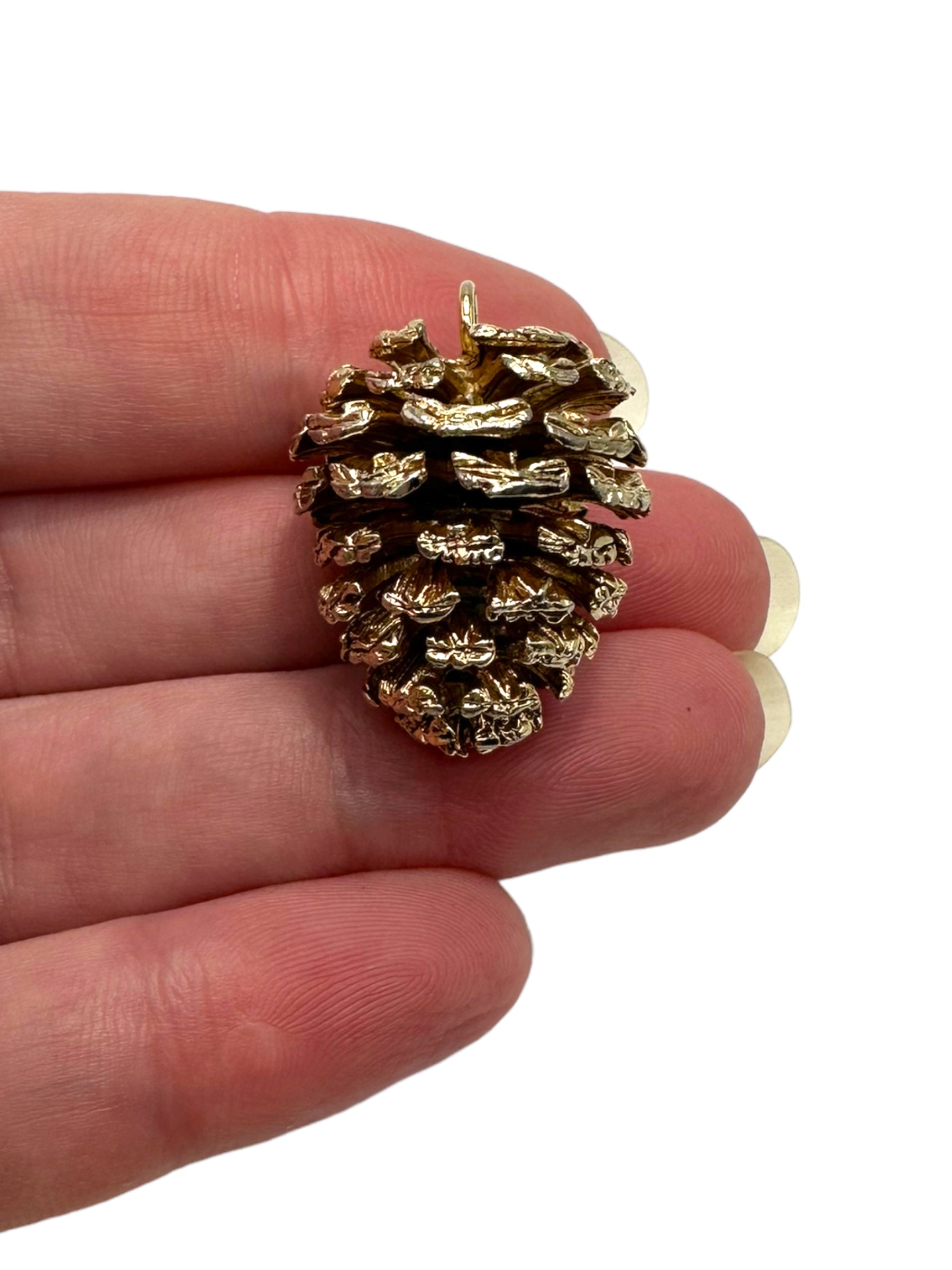 Silver Pinecone Pendant