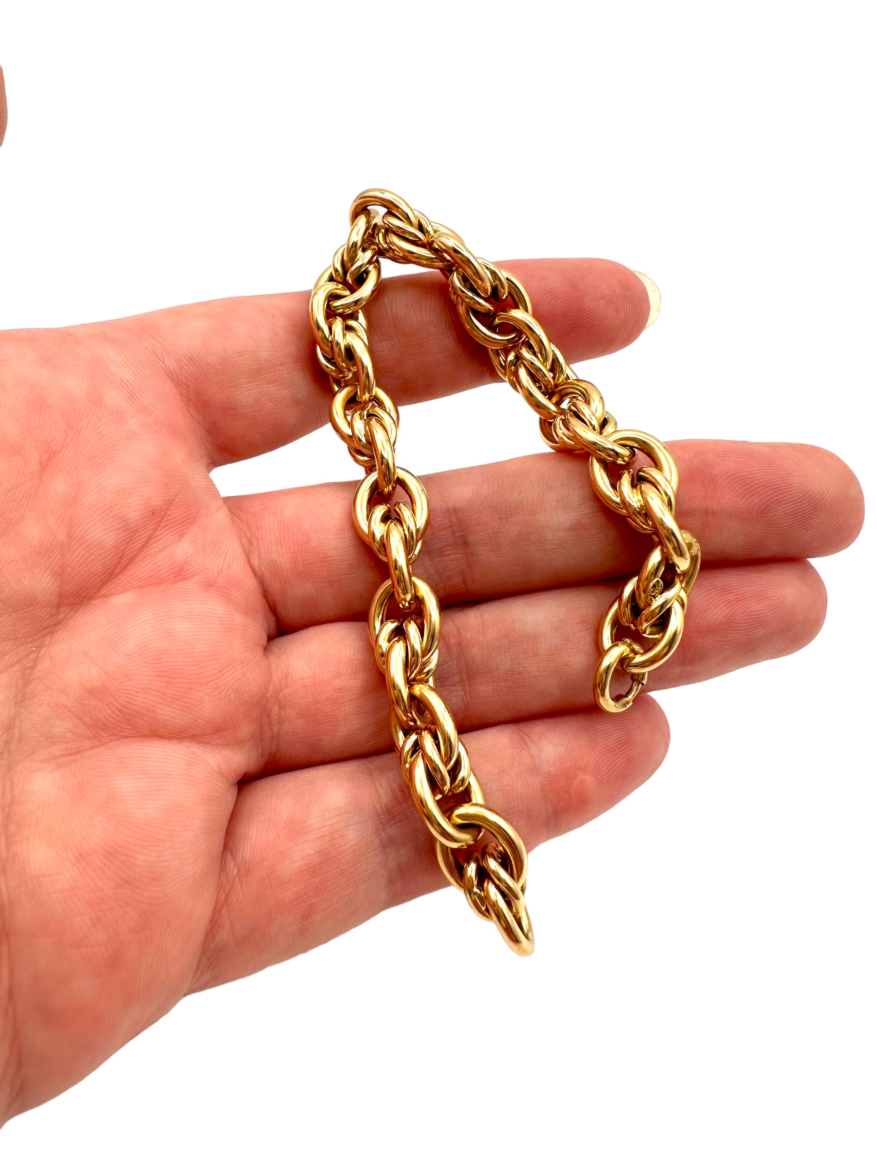 18k Fancy Link Bracelet