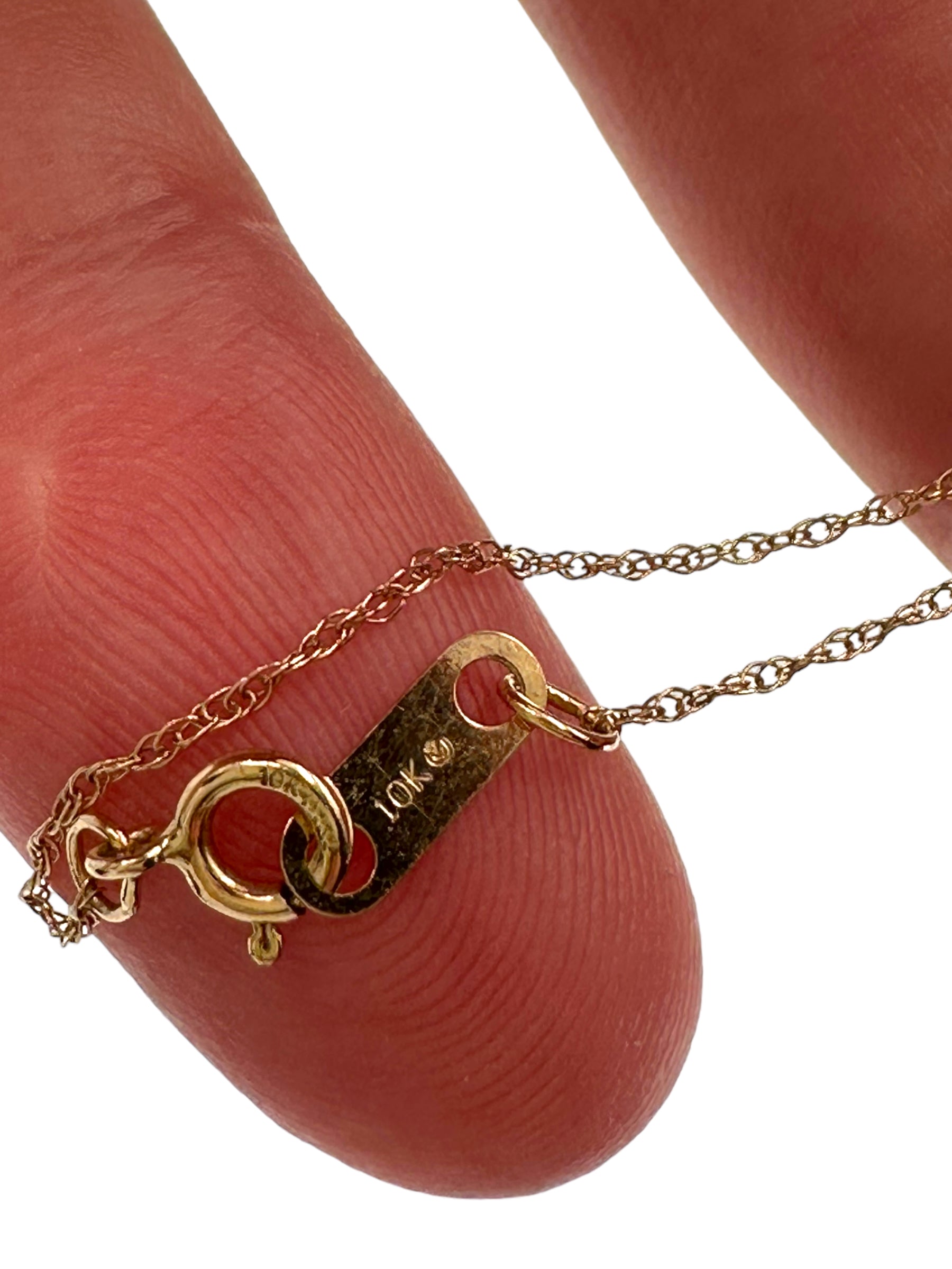 10k Diamond Arrow Pendant Necklace
