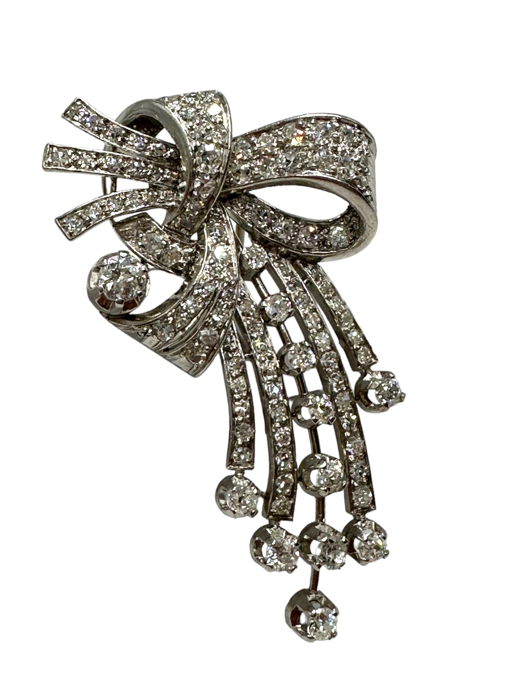 Platinum Diamond Fur Clip