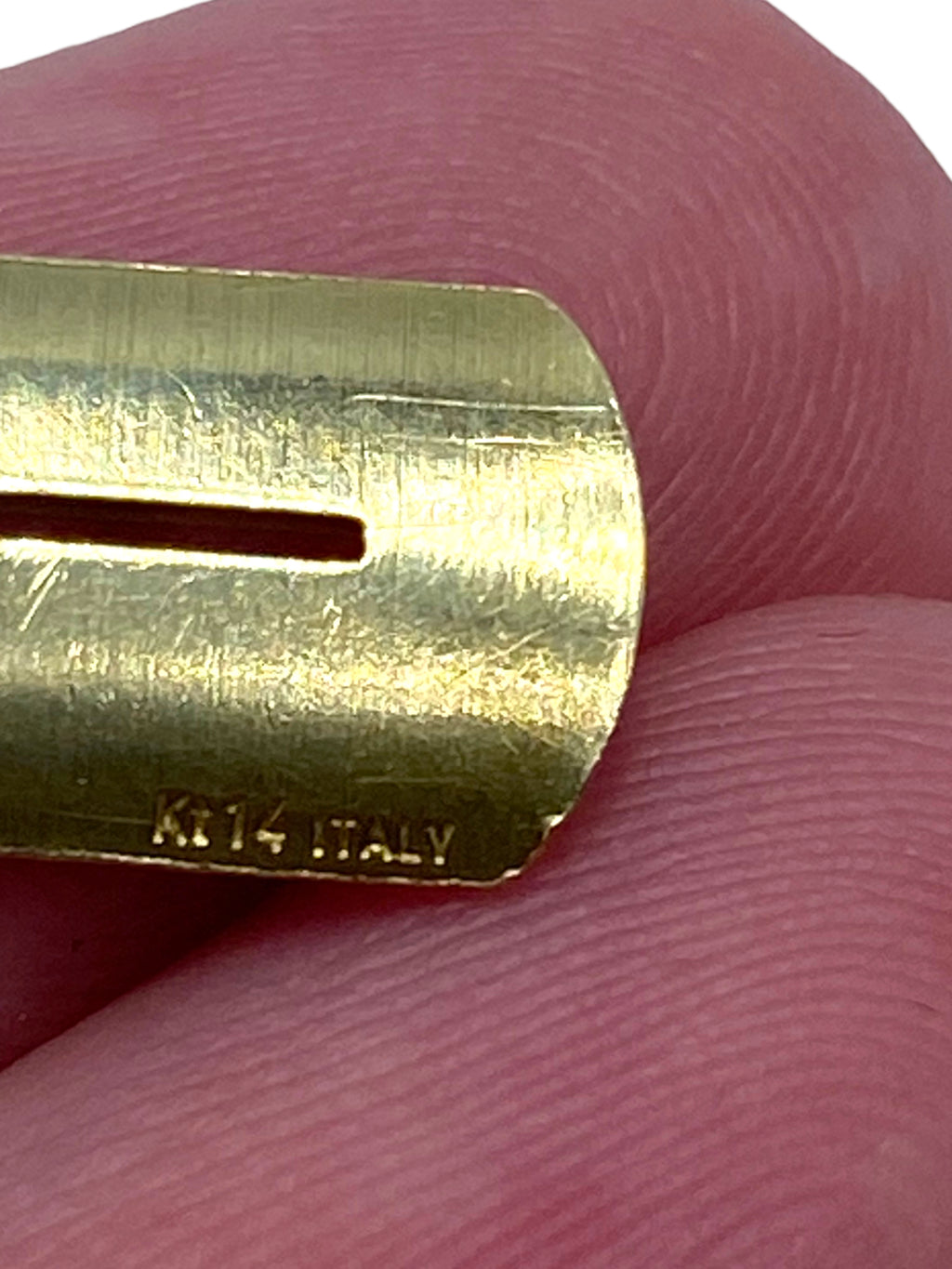 14k Cross Shield Pendant