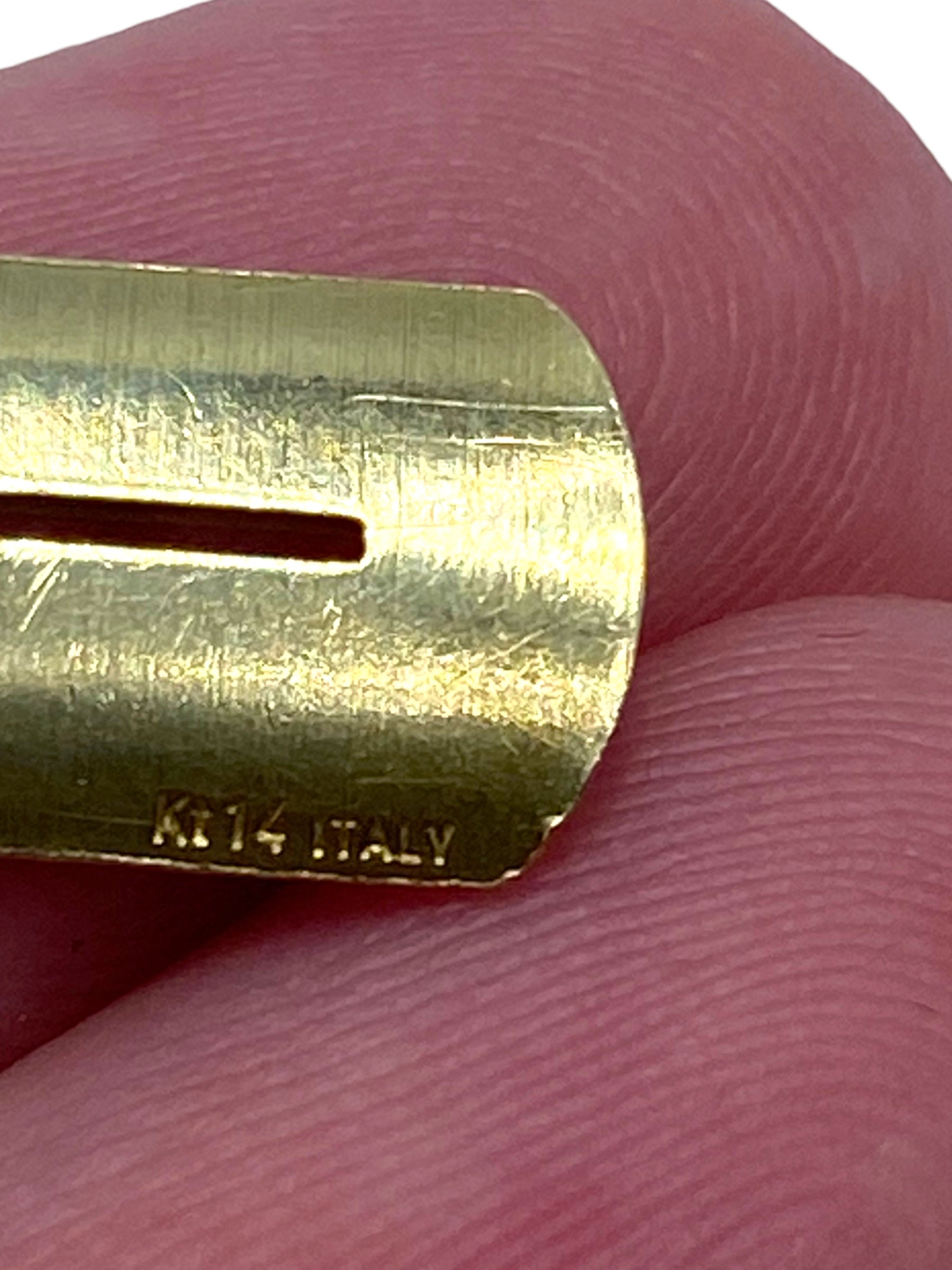 14k Cross Shield Pendant